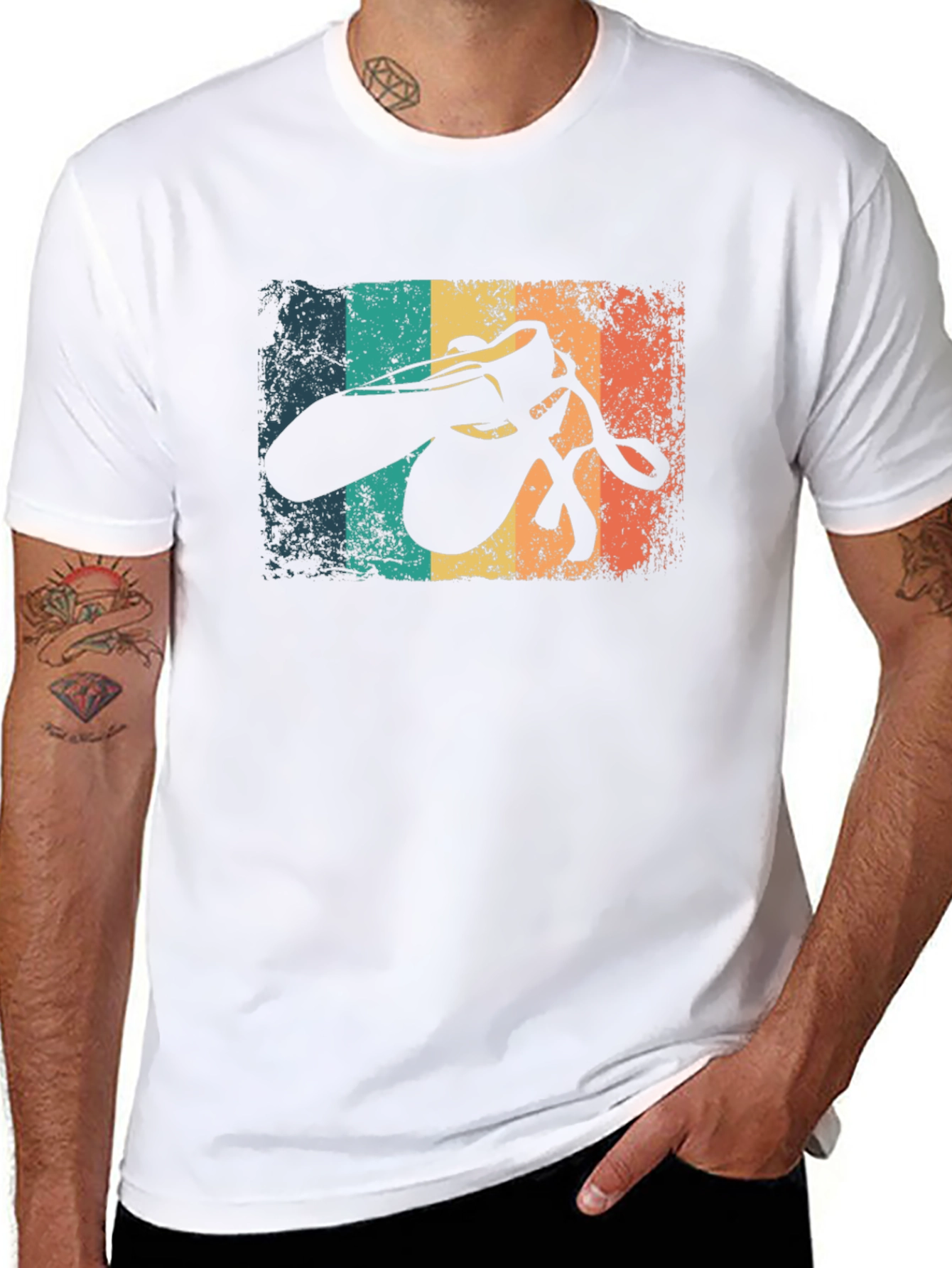 Retro Ballet Shoes Graphic T-Shirt