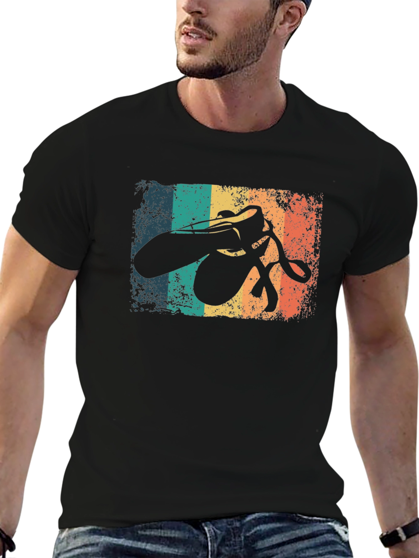 Retro Ballet Shoes Graphic T-Shirt