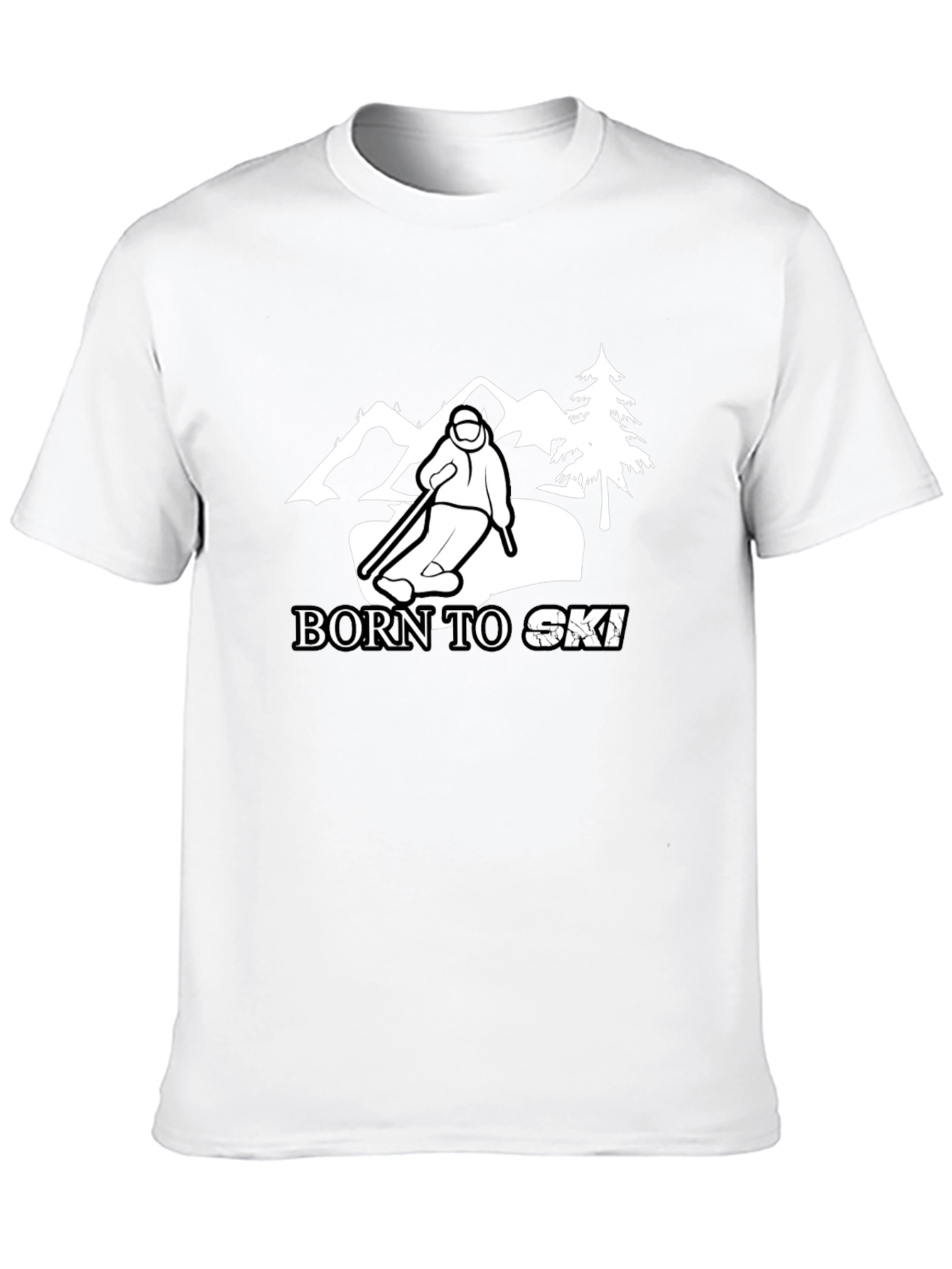 Born to Ski T-Shirt - Mountain Adventure Apparel