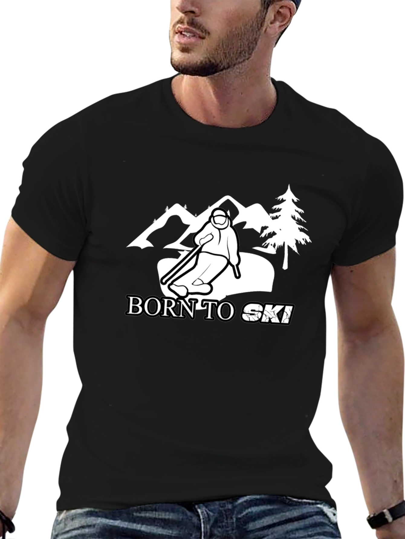 Born to Ski T-Shirt - Mountain Adventure Apparel