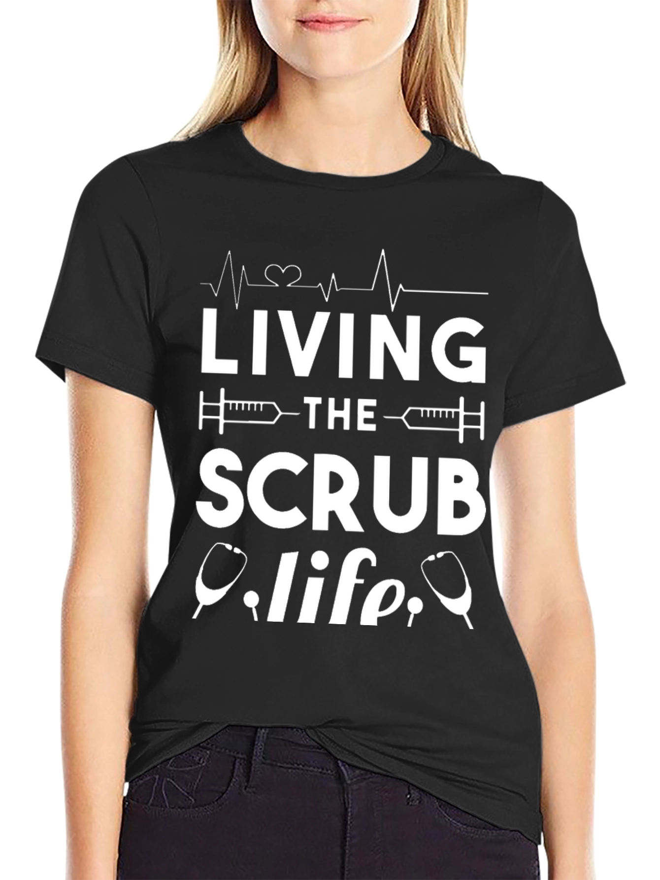 Living the Scrub Life T-Shirt - Medical Professional Apparel