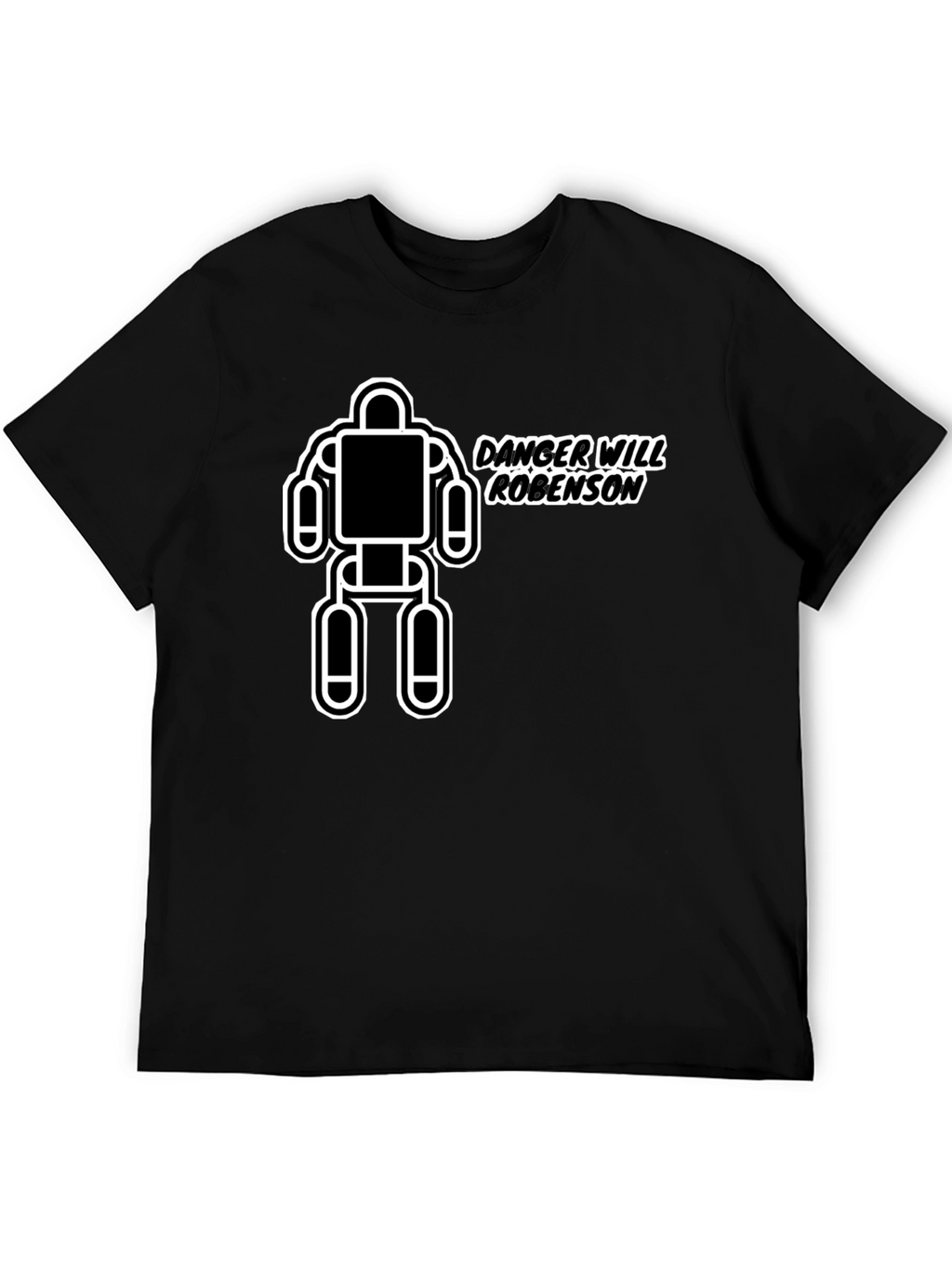 Danger Will Robinson T-Shirt - Sci-Fi Robot Tee