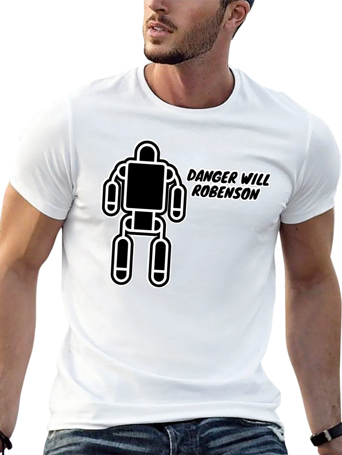 Danger Will Robinson T-Shirt - Sci-Fi Robot Tee