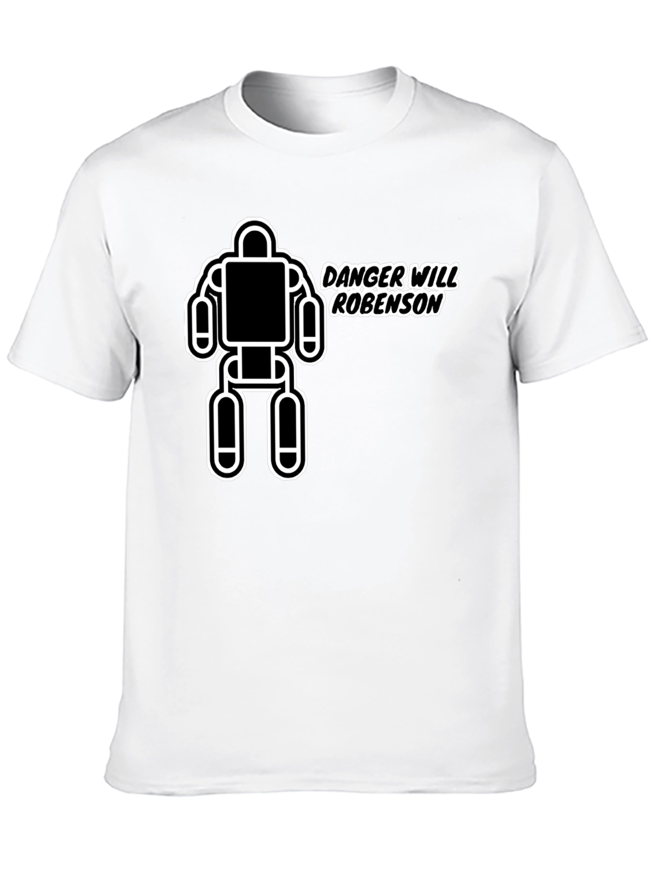 Danger Will Robinson T-Shirt - Sci-Fi Robot Tee