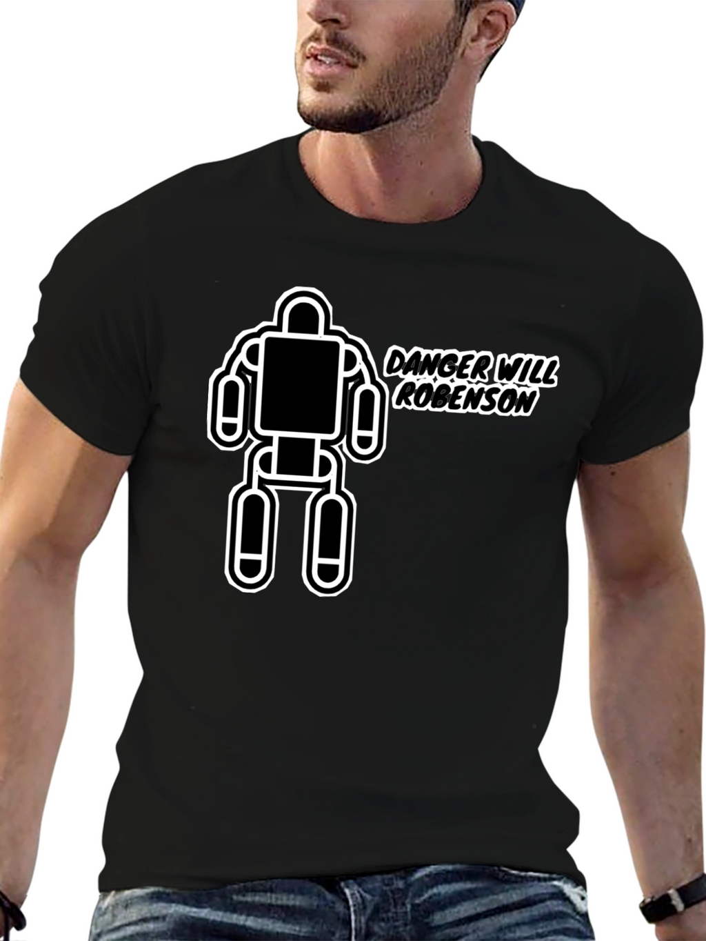 Danger Will Robinson T-Shirt - Sci-Fi Robot Tee