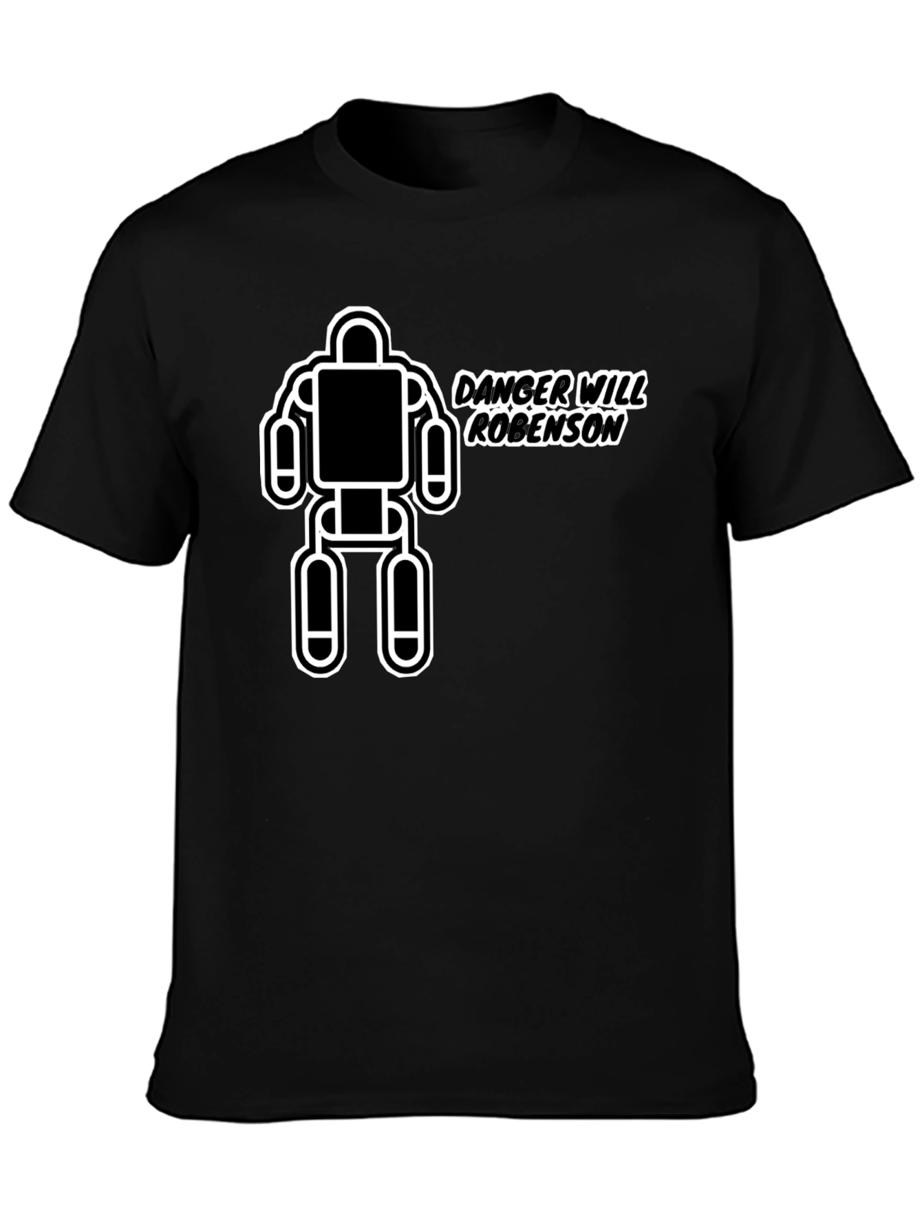 Danger Will Robinson T-Shirt - Sci-Fi Robot Tee