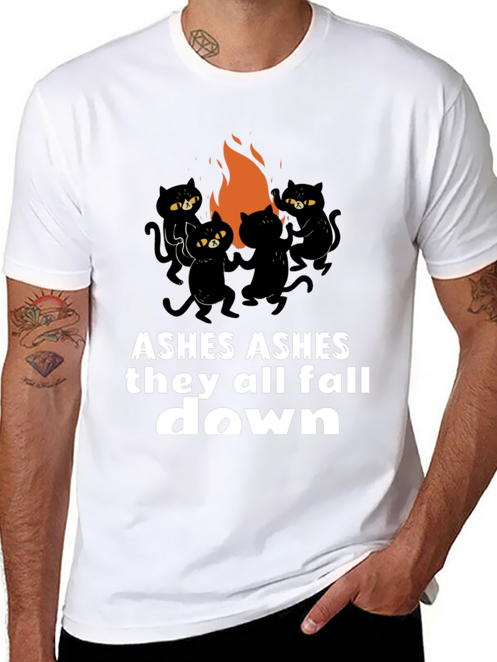 Ashes Black Cat T-Shirt