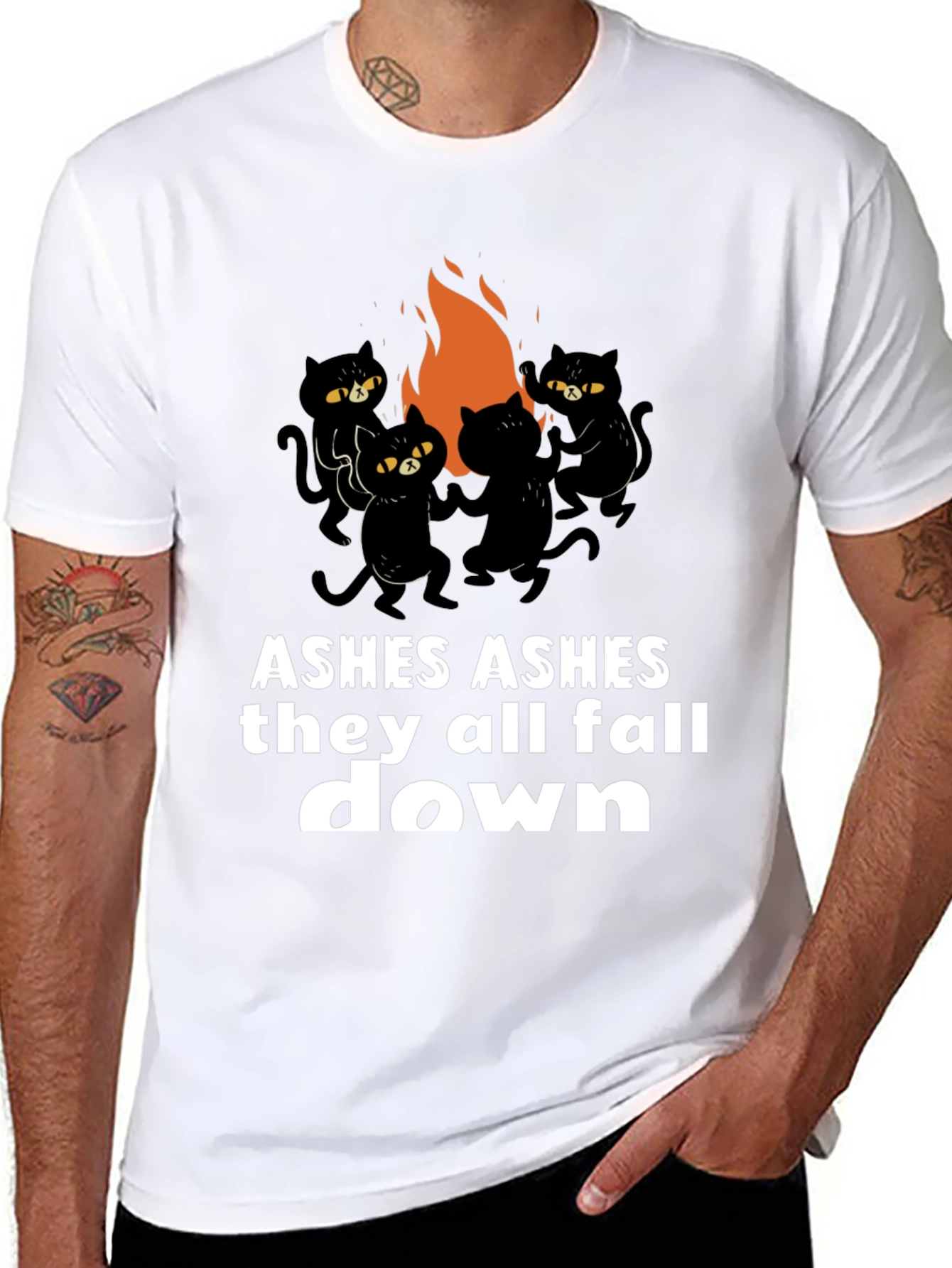 Ashes Black Cat T-Shirt