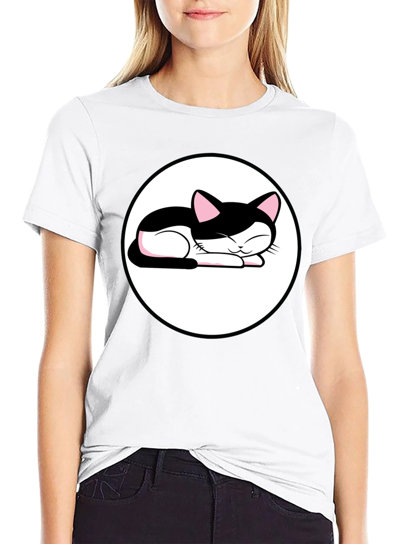 Cute Cat Nap T-Shirt