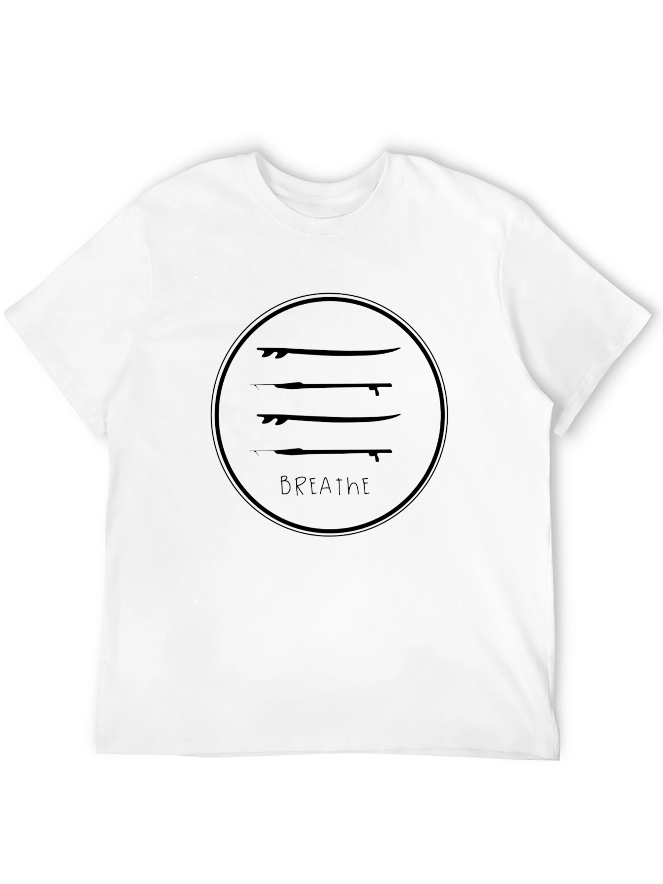 Breathe Surfboard Graphic T-Shirt