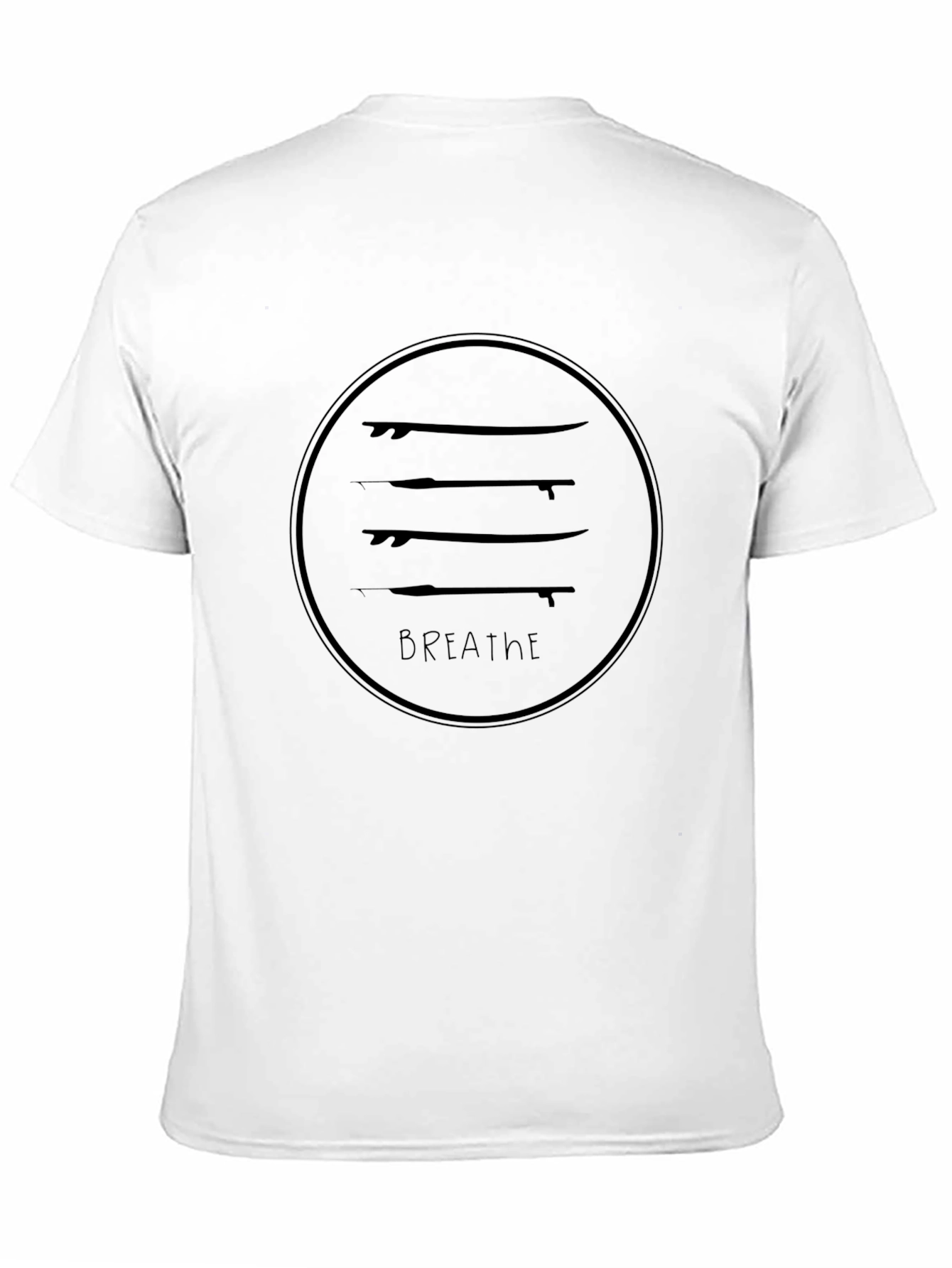 Breathe Surfboard Graphic T-Shirt