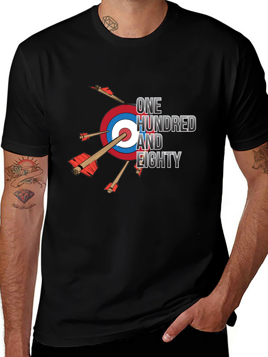 Darts T-Shirt One Hundred and Eighty Graphic Tee