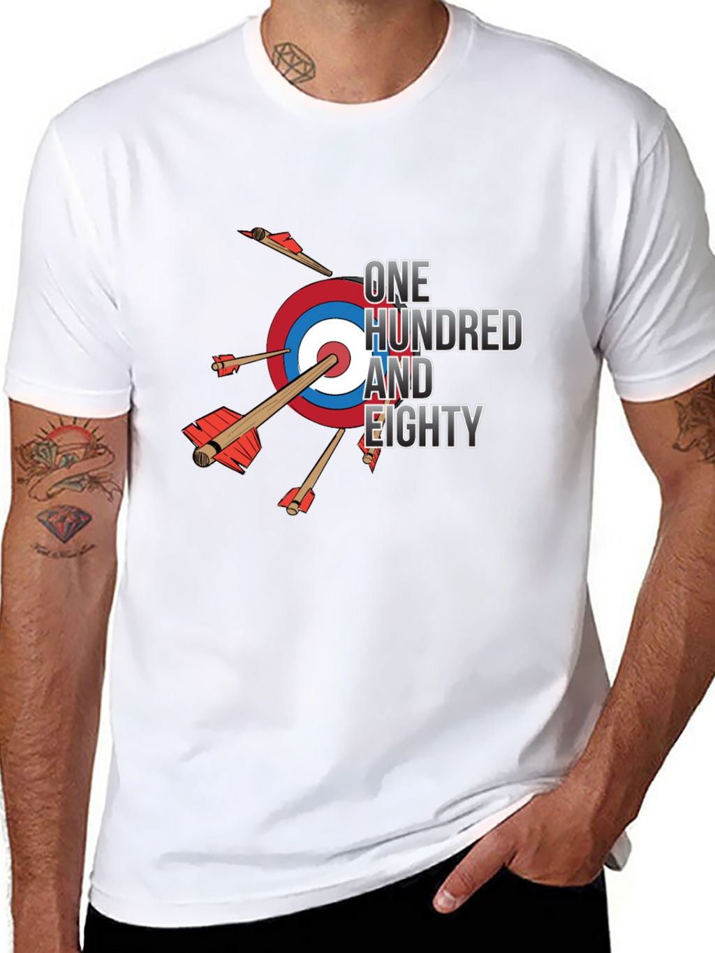 Darts T-Shirt One Hundred and Eighty Graphic Tee