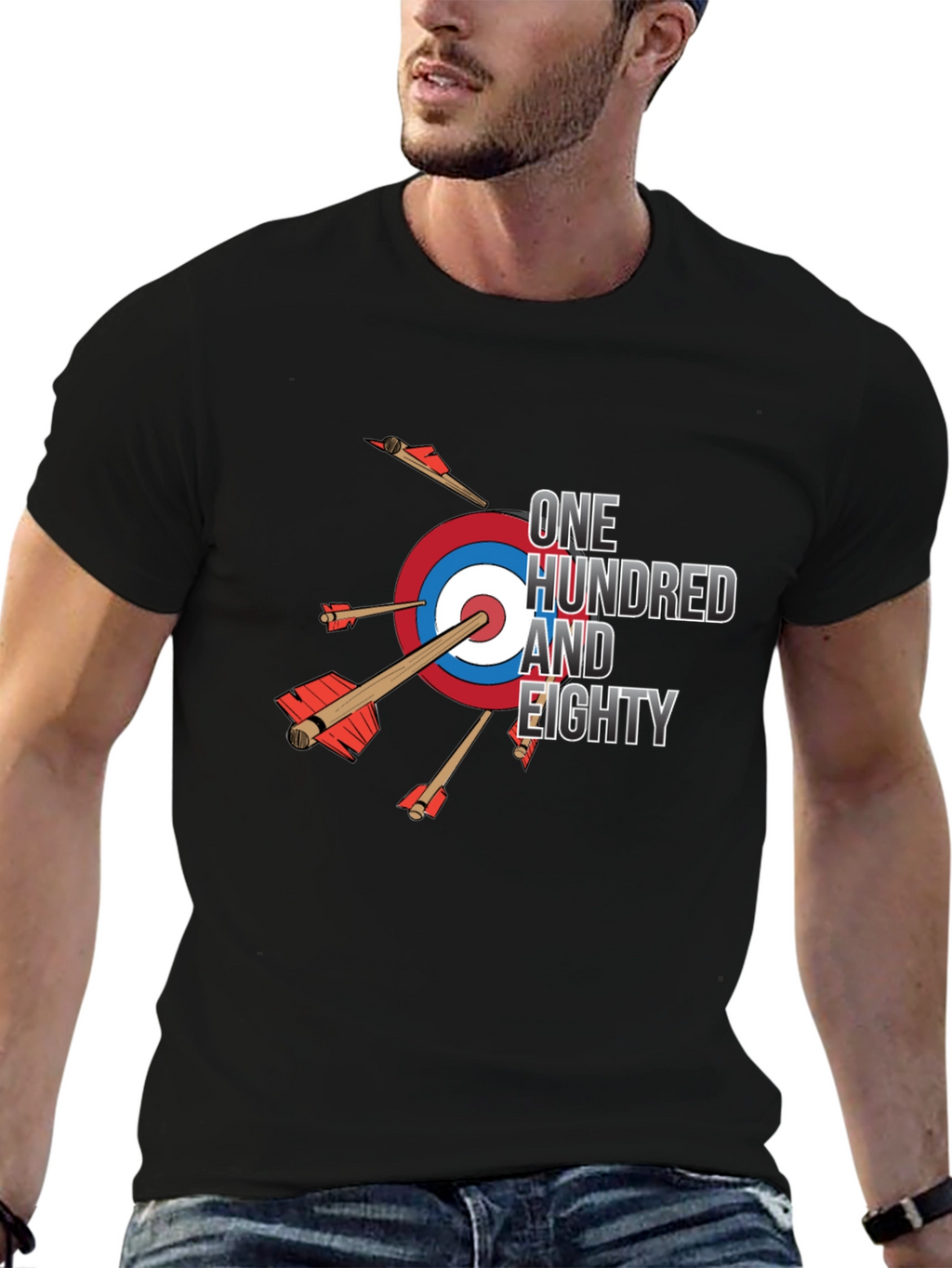Darts T-Shirt One Hundred and Eighty Graphic Tee