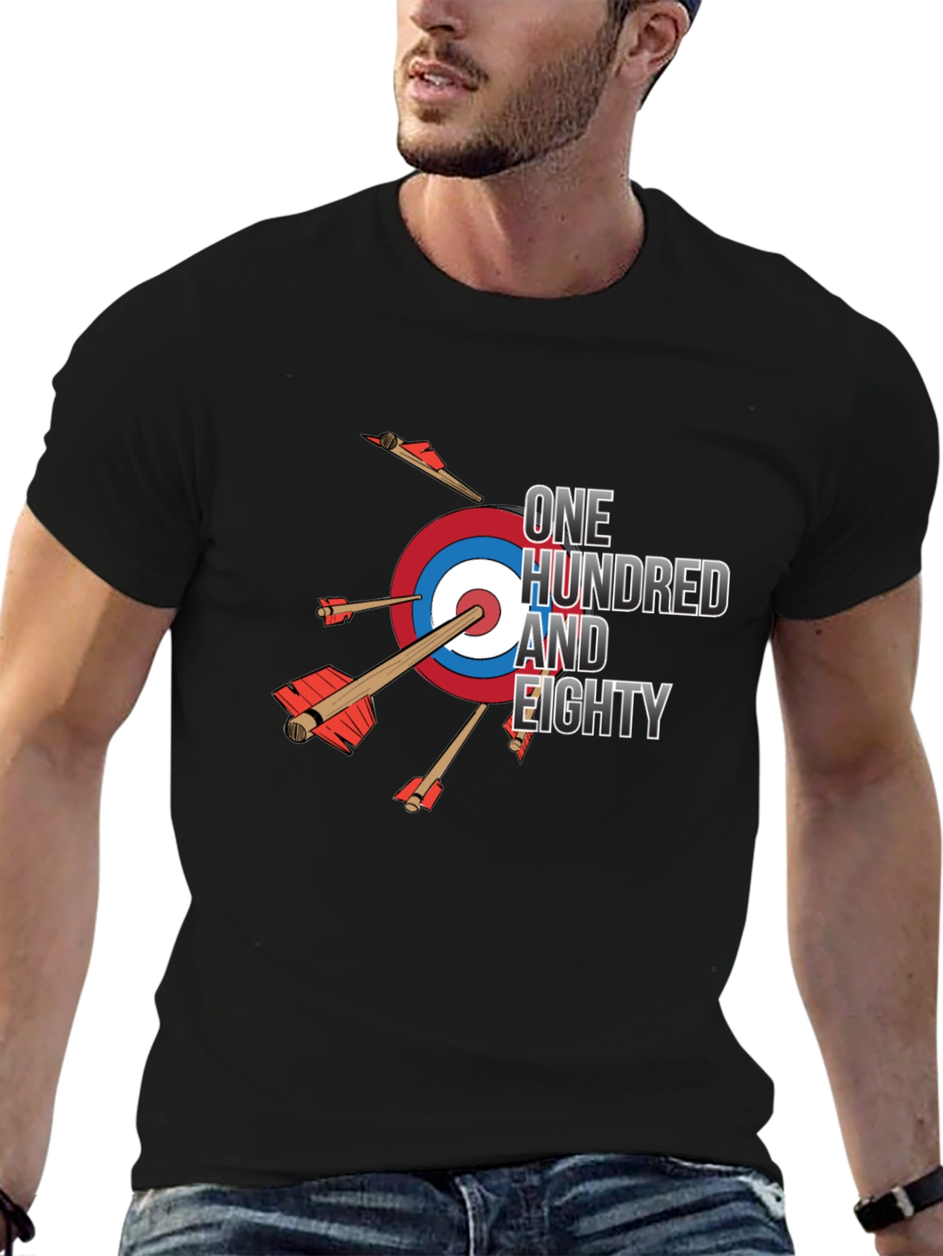 Darts T-Shirt One Hundred and Eighty Graphic Tee