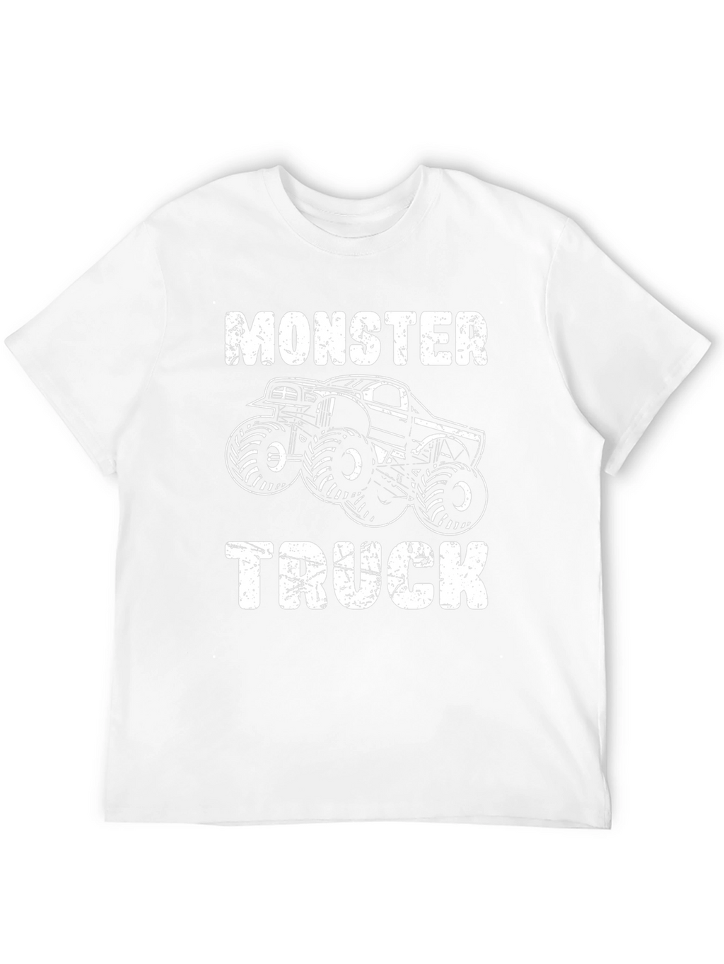 Monster Truck Graphic Tee - Black Cotton T-Shirt