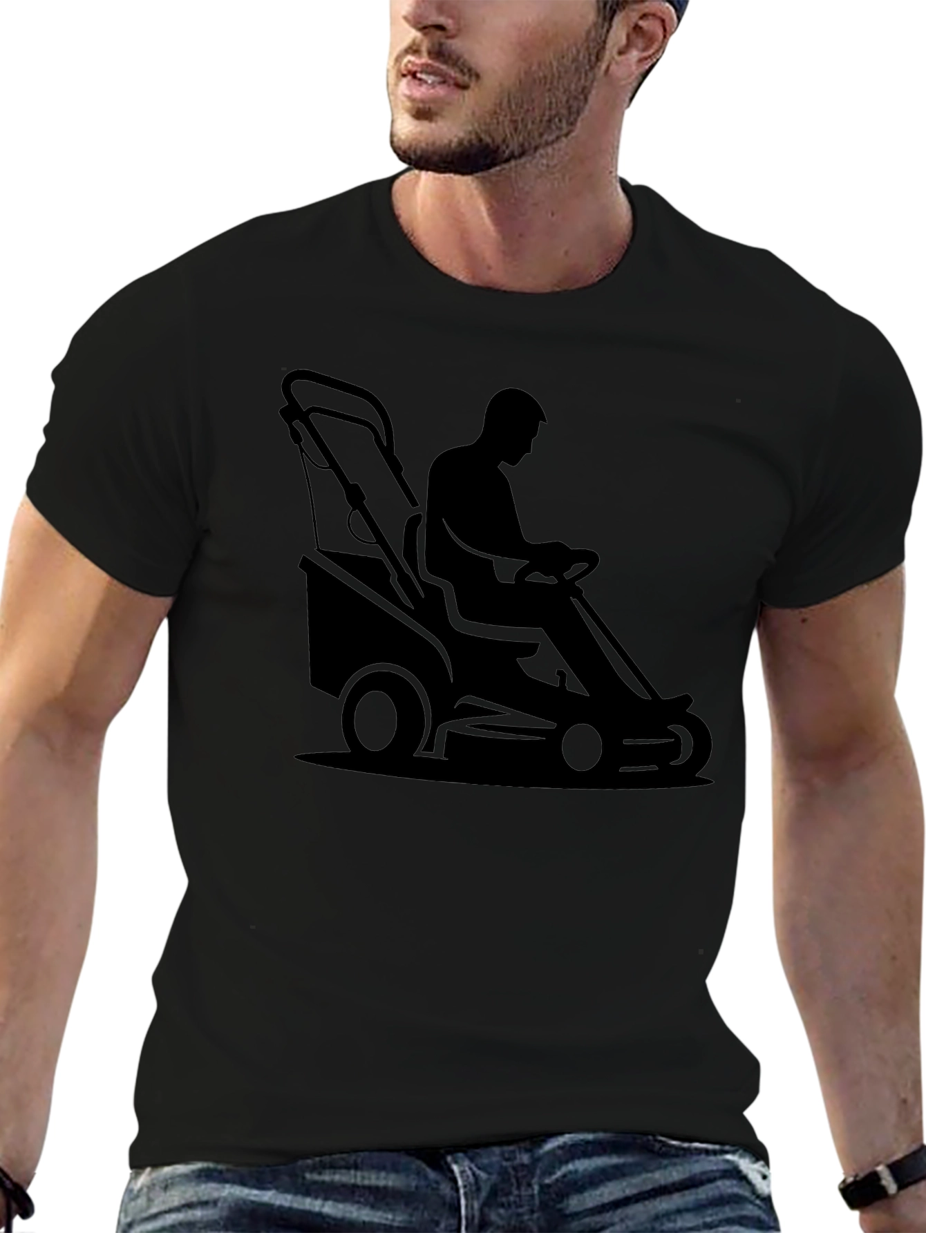 Ride-On Lawn Mower Graphic T-Shirt