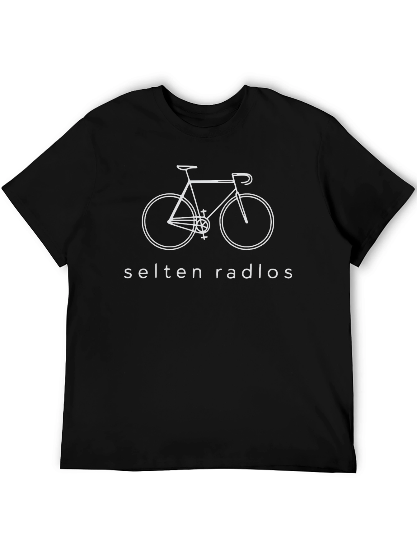 Selten Radlos Black T-Shirt - Bicycle Graphic Tee