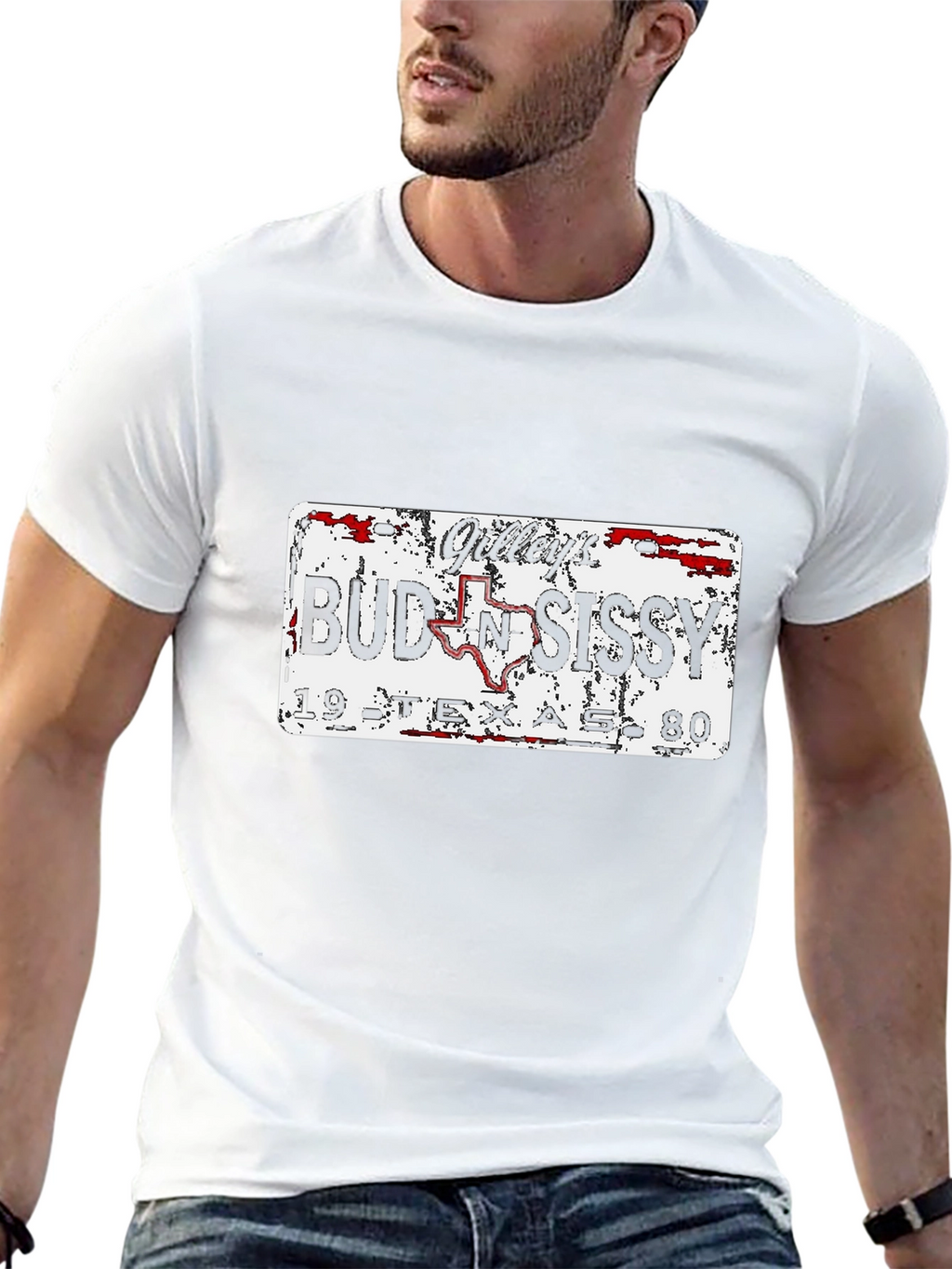 Gilleys Bud N Sissy 1980 Texas T-Shirt