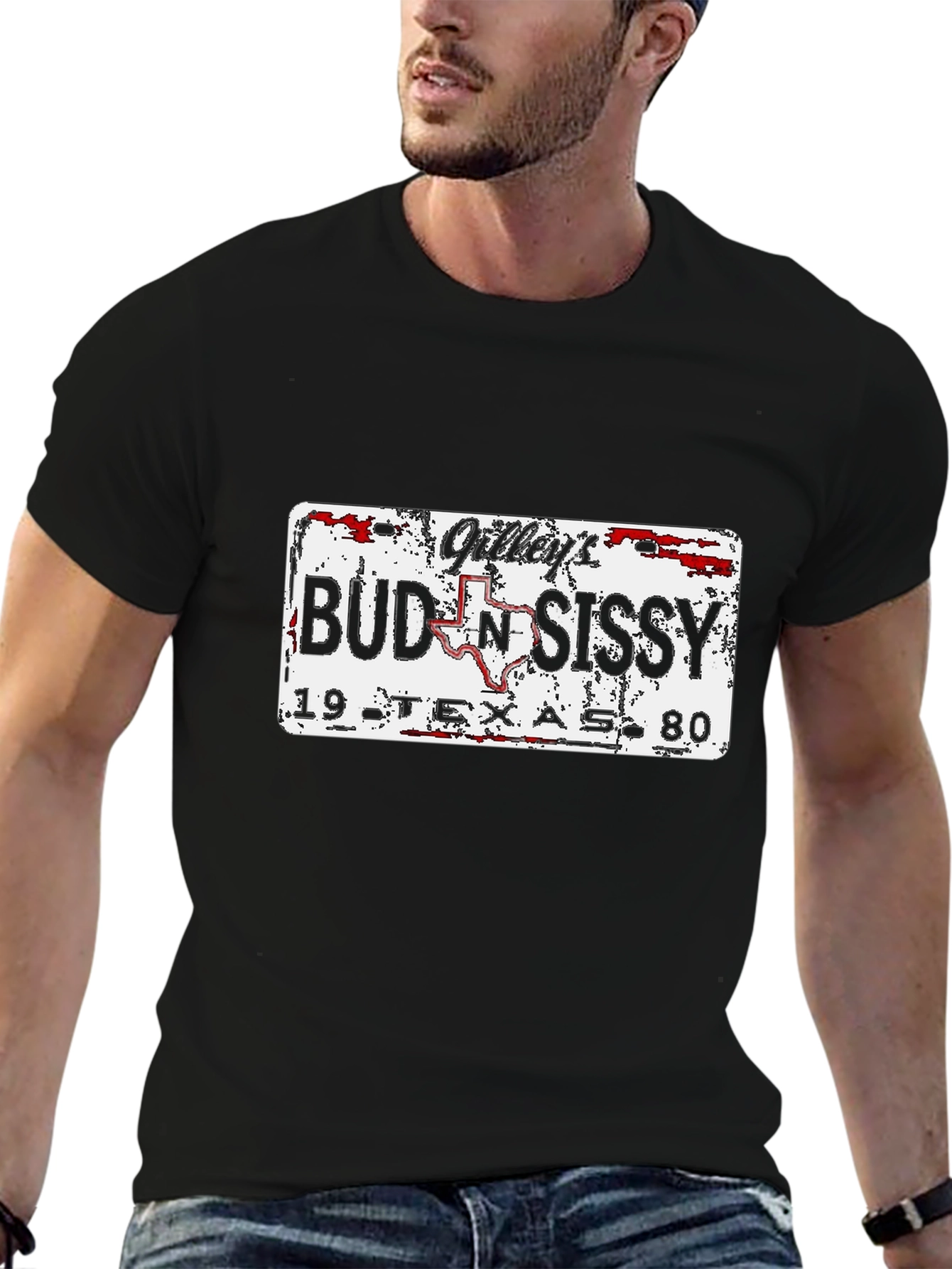 Gilleys Bud N Sissy 1980 Texas T-Shirt