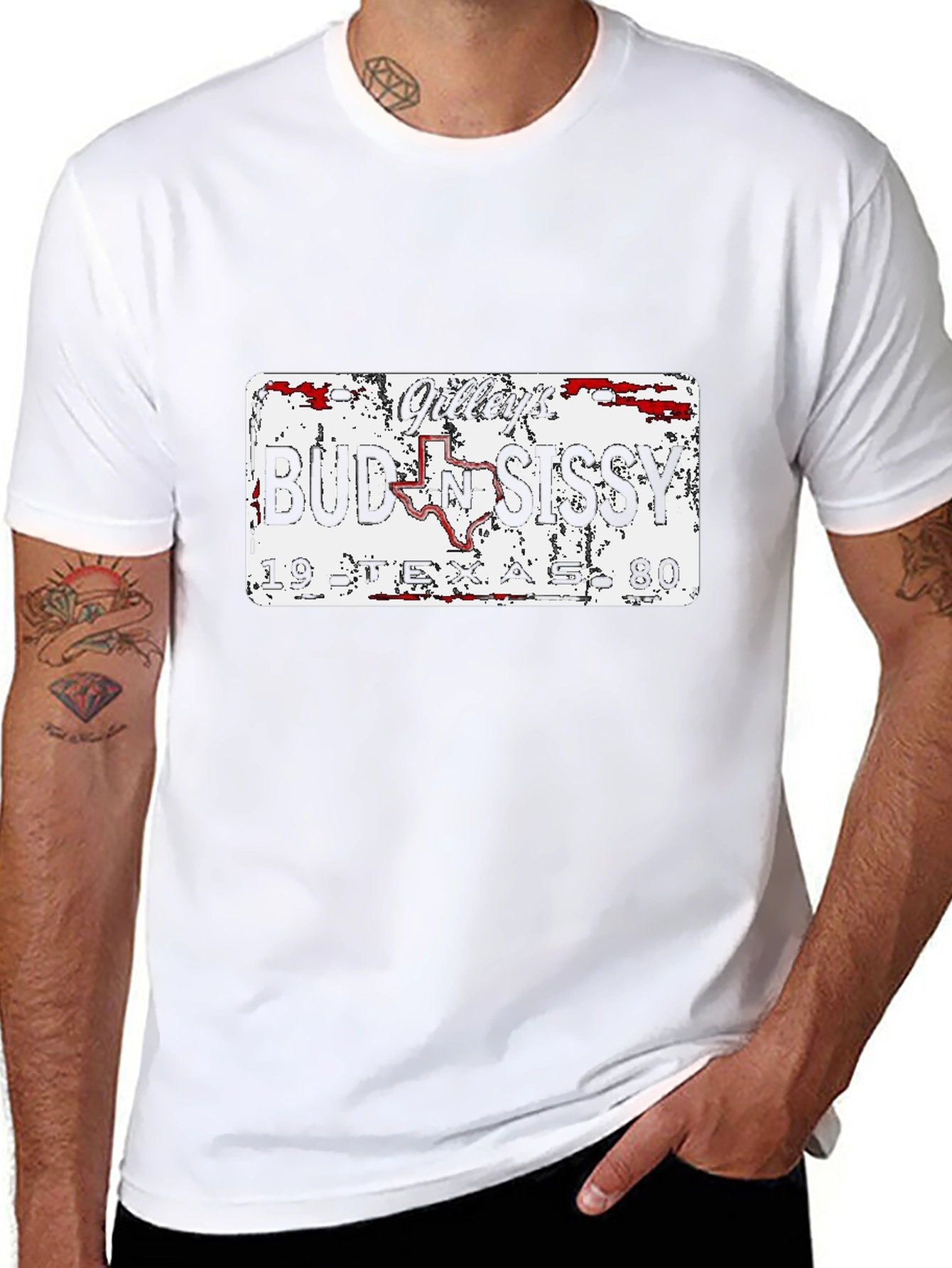Gilleys Bud N Sissy 1980 Texas T-Shirt