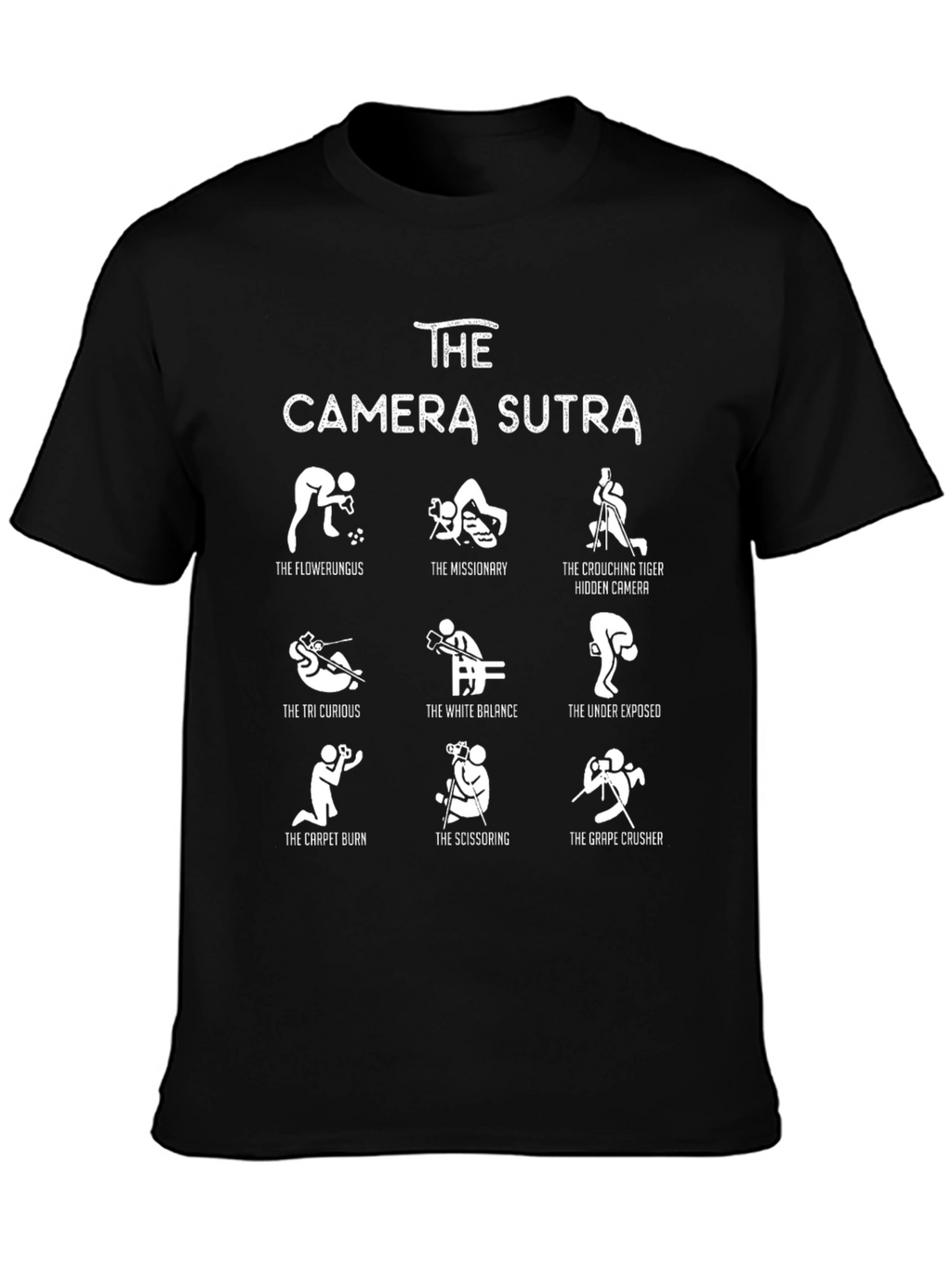 Camera Sutra Graphic Tee - Photography Humor