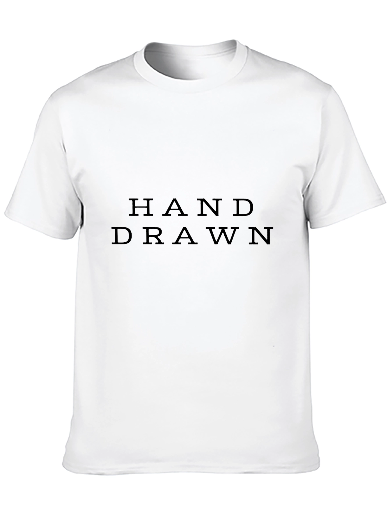Hand Drawn Graphic Black T-Shirt