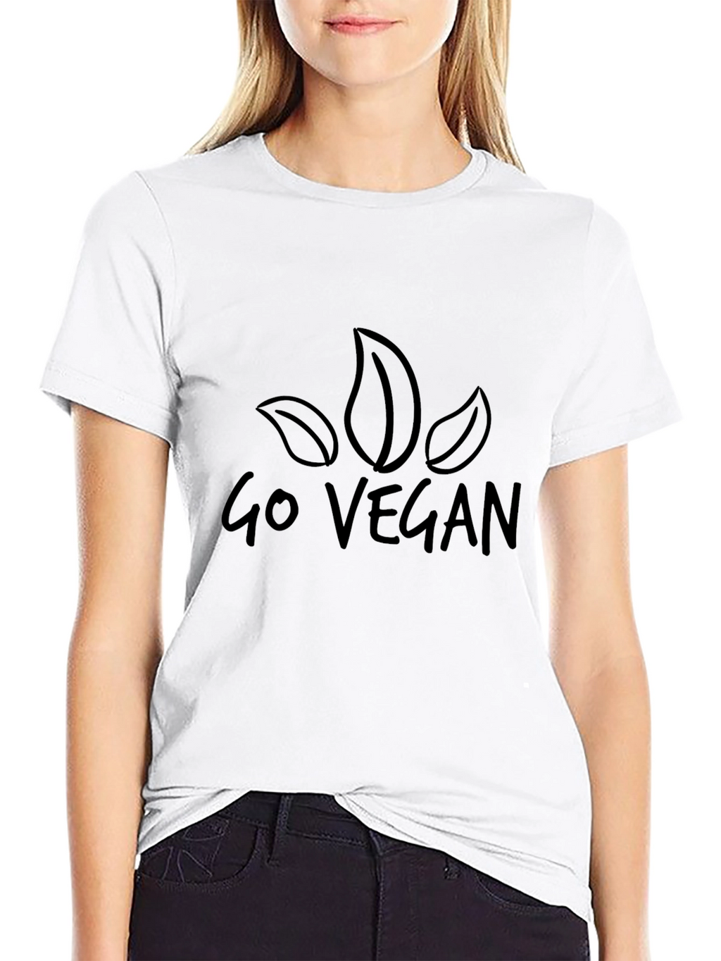 Go Vegan Black T-Shirt