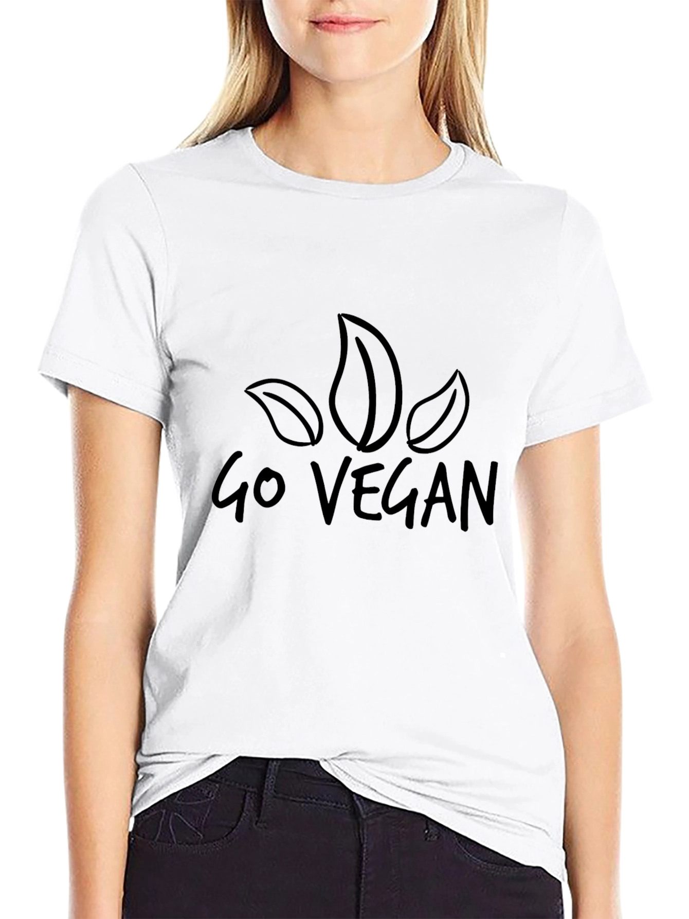 Go Vegan Black T-Shirt