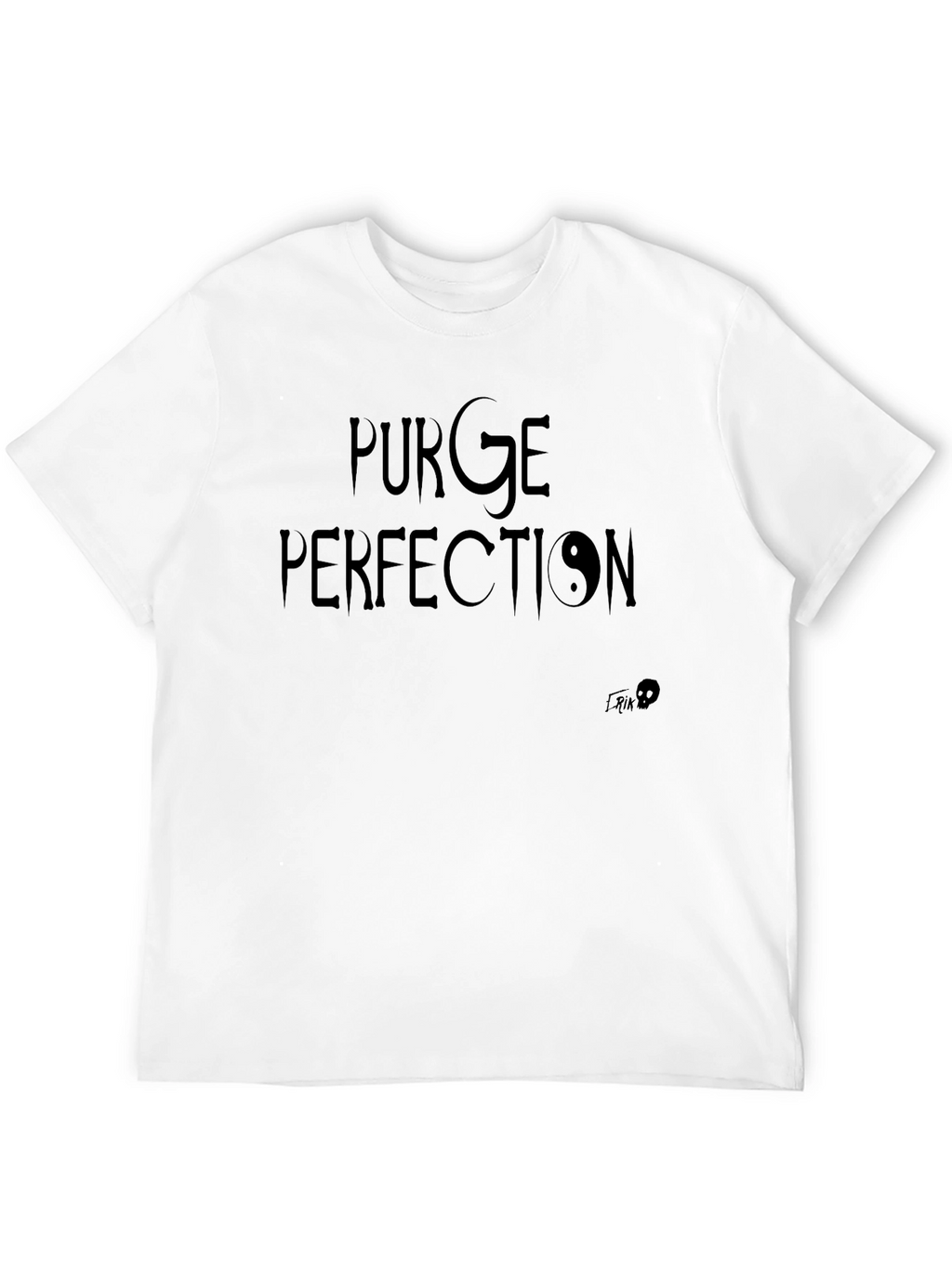 Purge Perfection Graphic T-Shirt - Dark Yin Yang