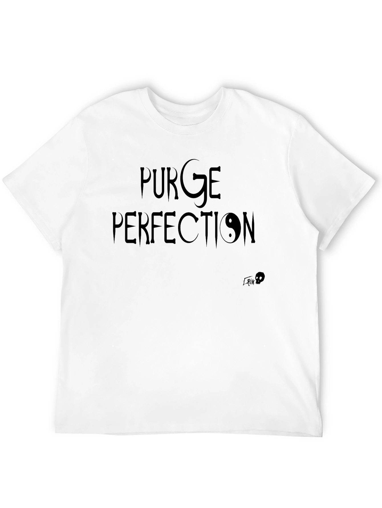 Purge Perfection Graphic T-Shirt - Dark Yin Yang