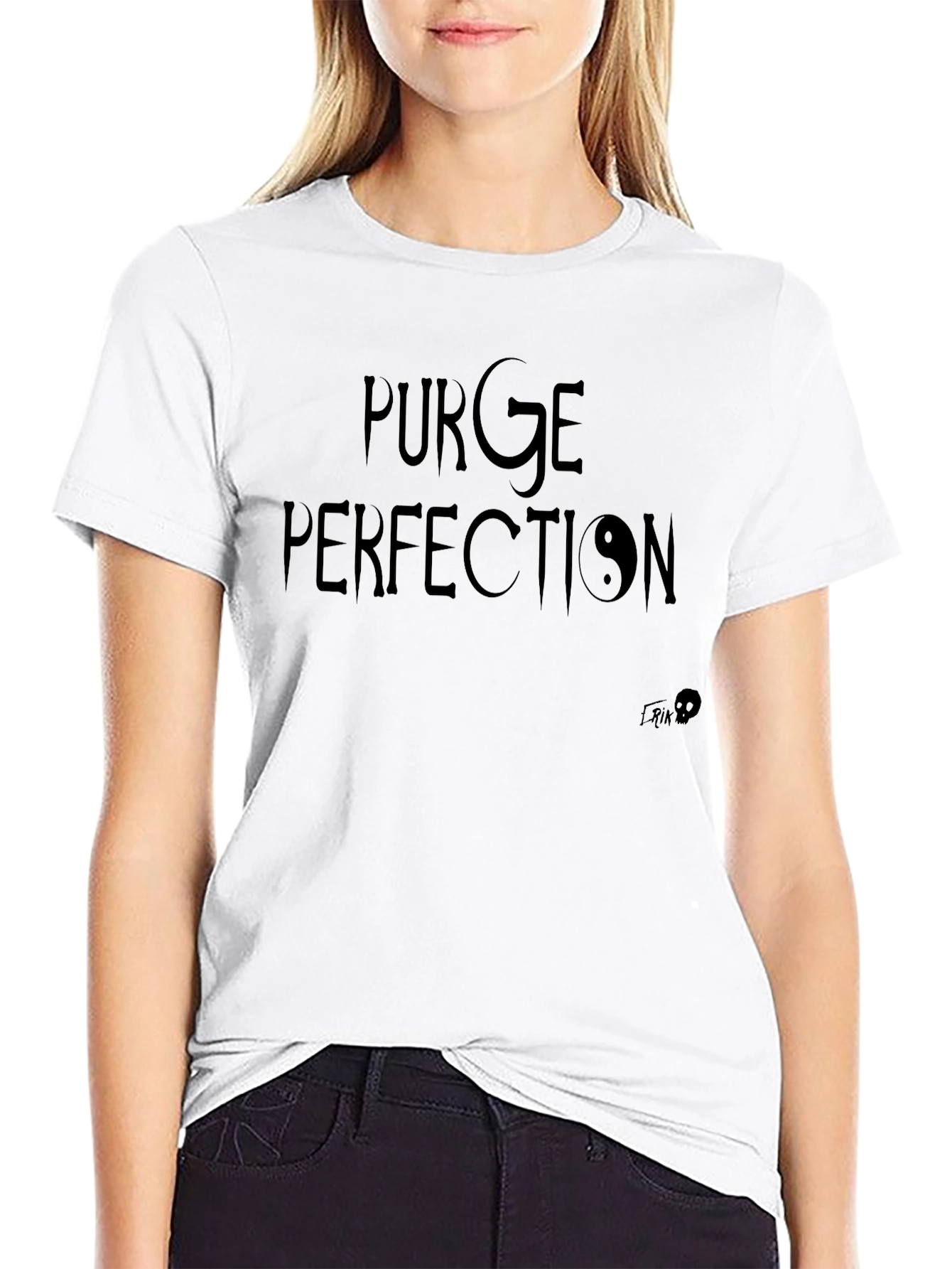 Purge Perfection Graphic T-Shirt - Dark Yin Yang
