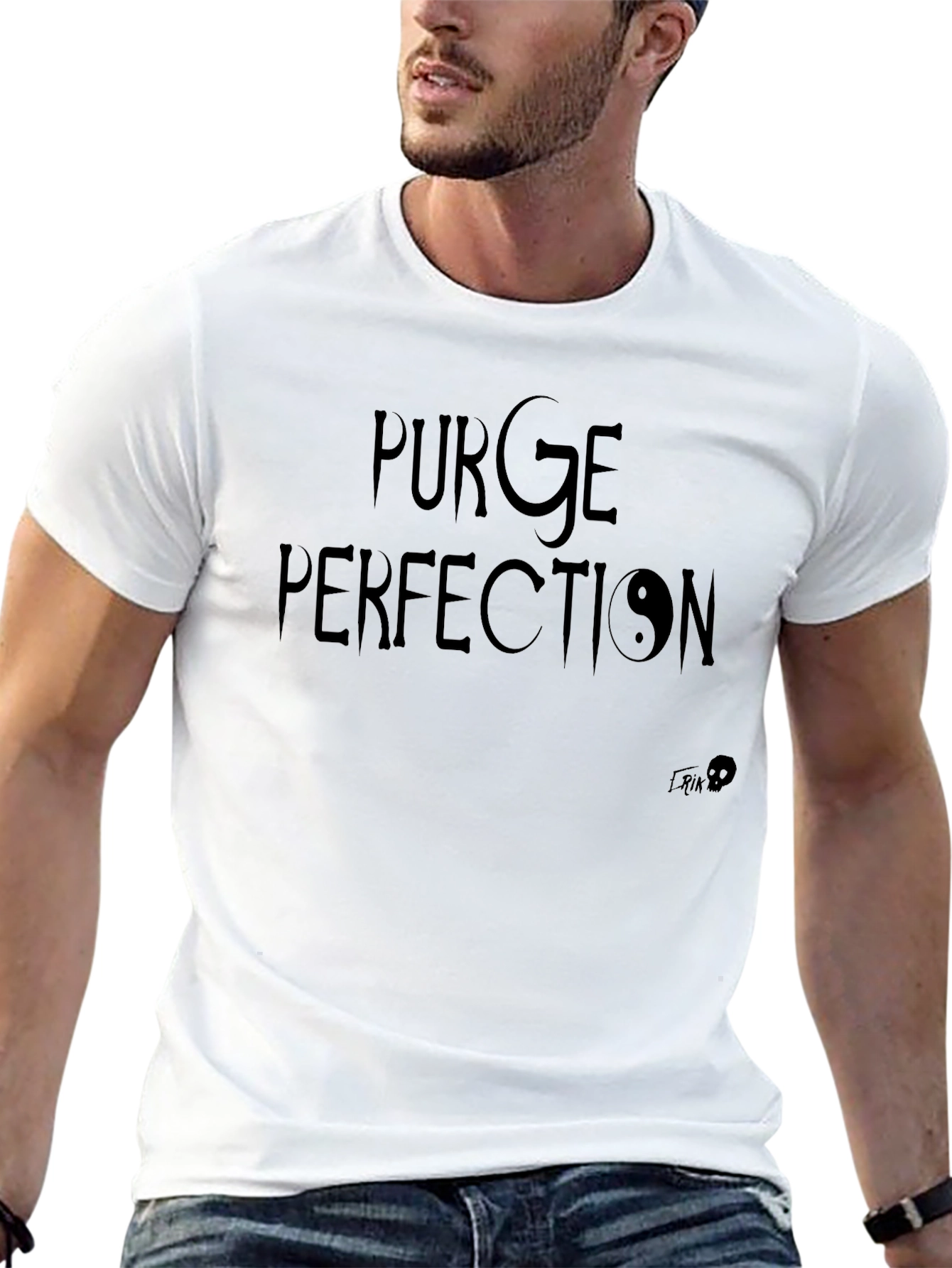 Purge Perfection Graphic T-Shirt - Dark Yin Yang