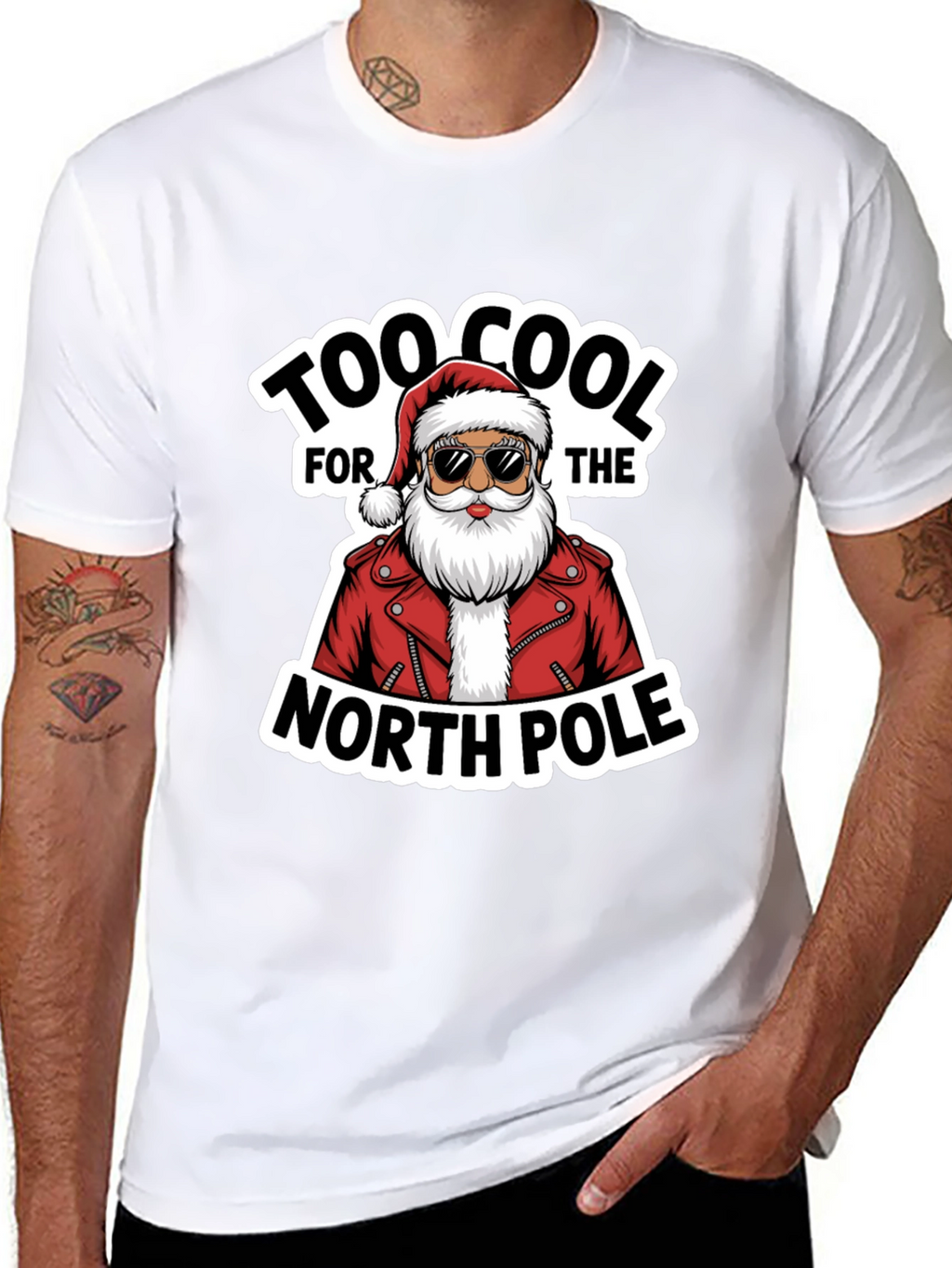 Cool Santa Graphic Tee