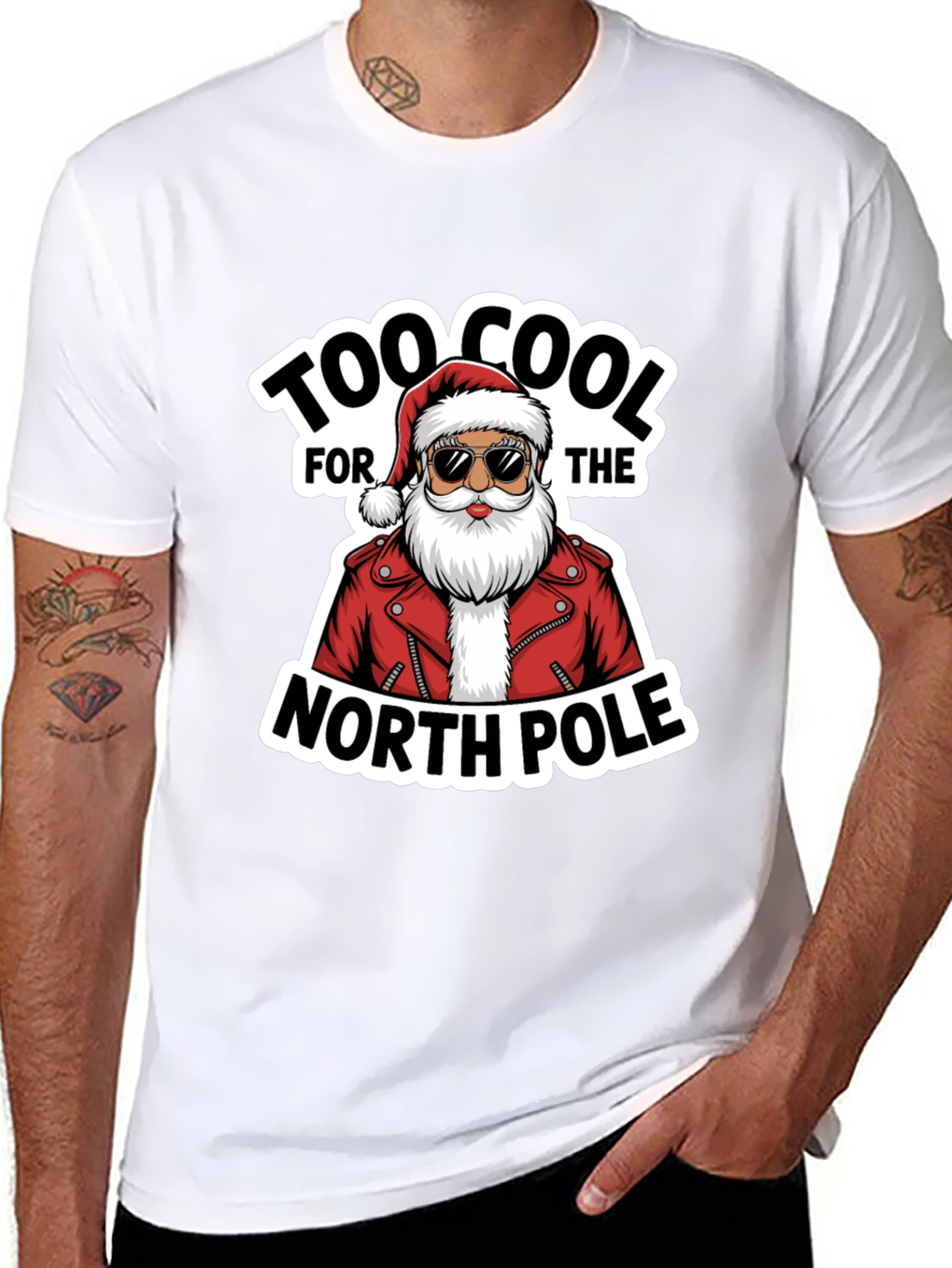 Cool Santa Graphic Tee