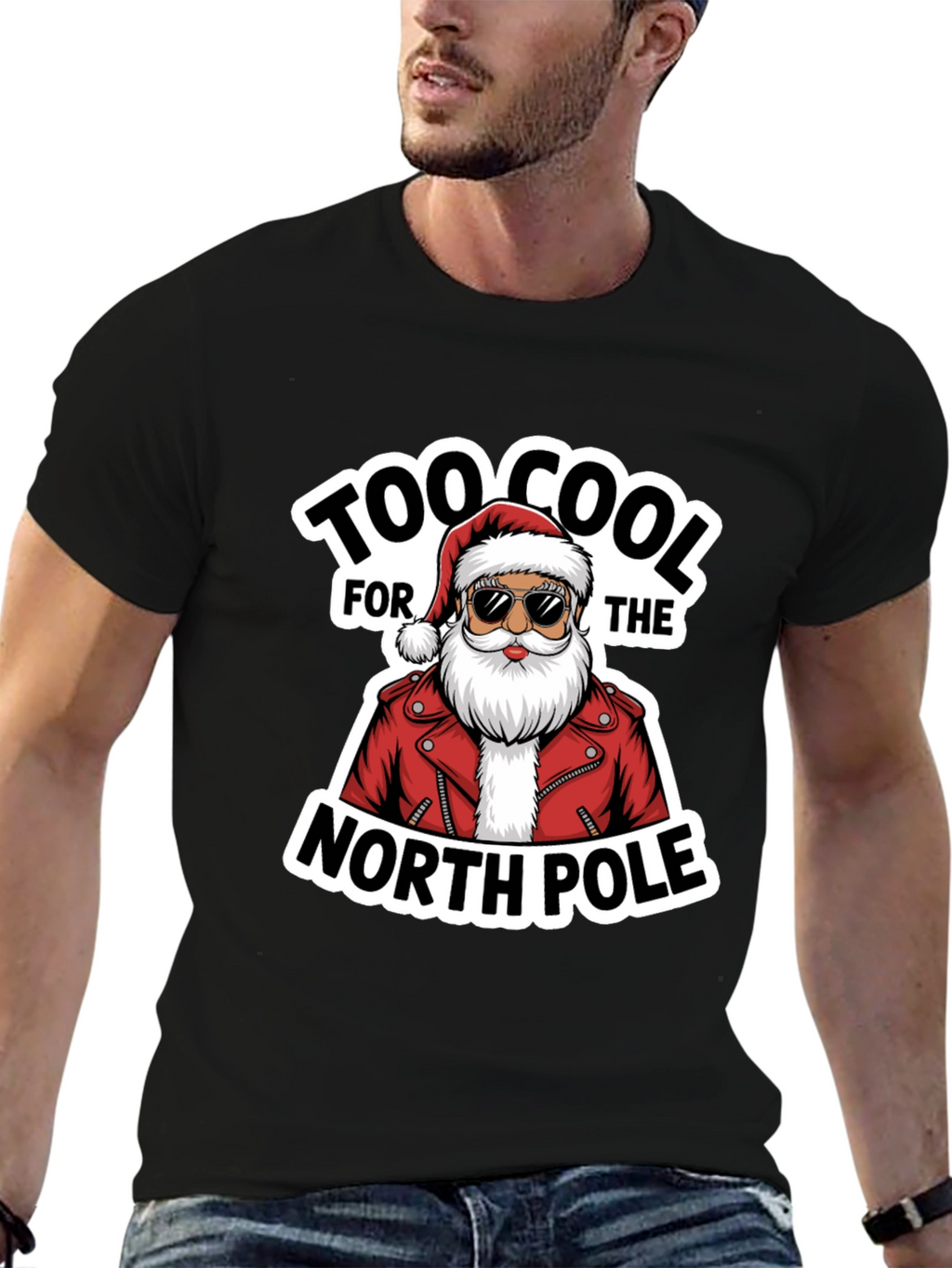 Cool Santa Graphic Tee