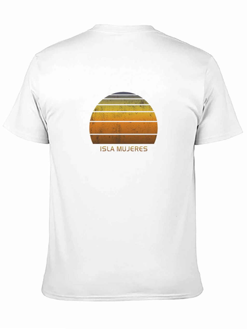 Isla Mujeres Retro Sunset Graphic T-Shirt