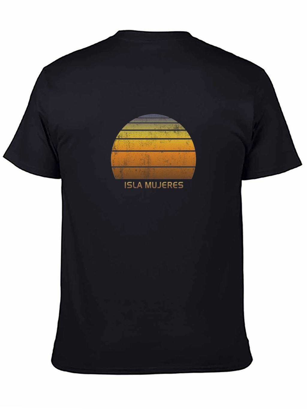 Isla Mujeres Retro Sunset Graphic T-Shirt