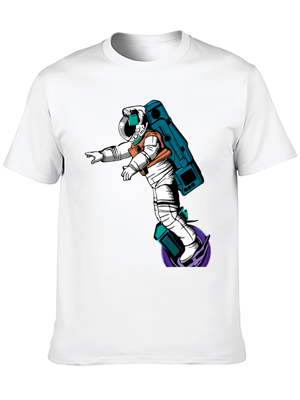 Astronaut Graphic T-Shirt - Black