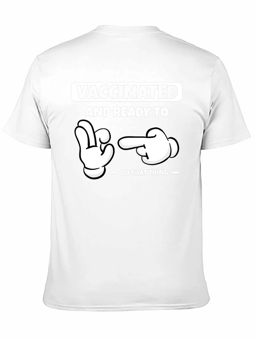 Vaccinated & Ready T-Shirt Funny Novelty Health Tee