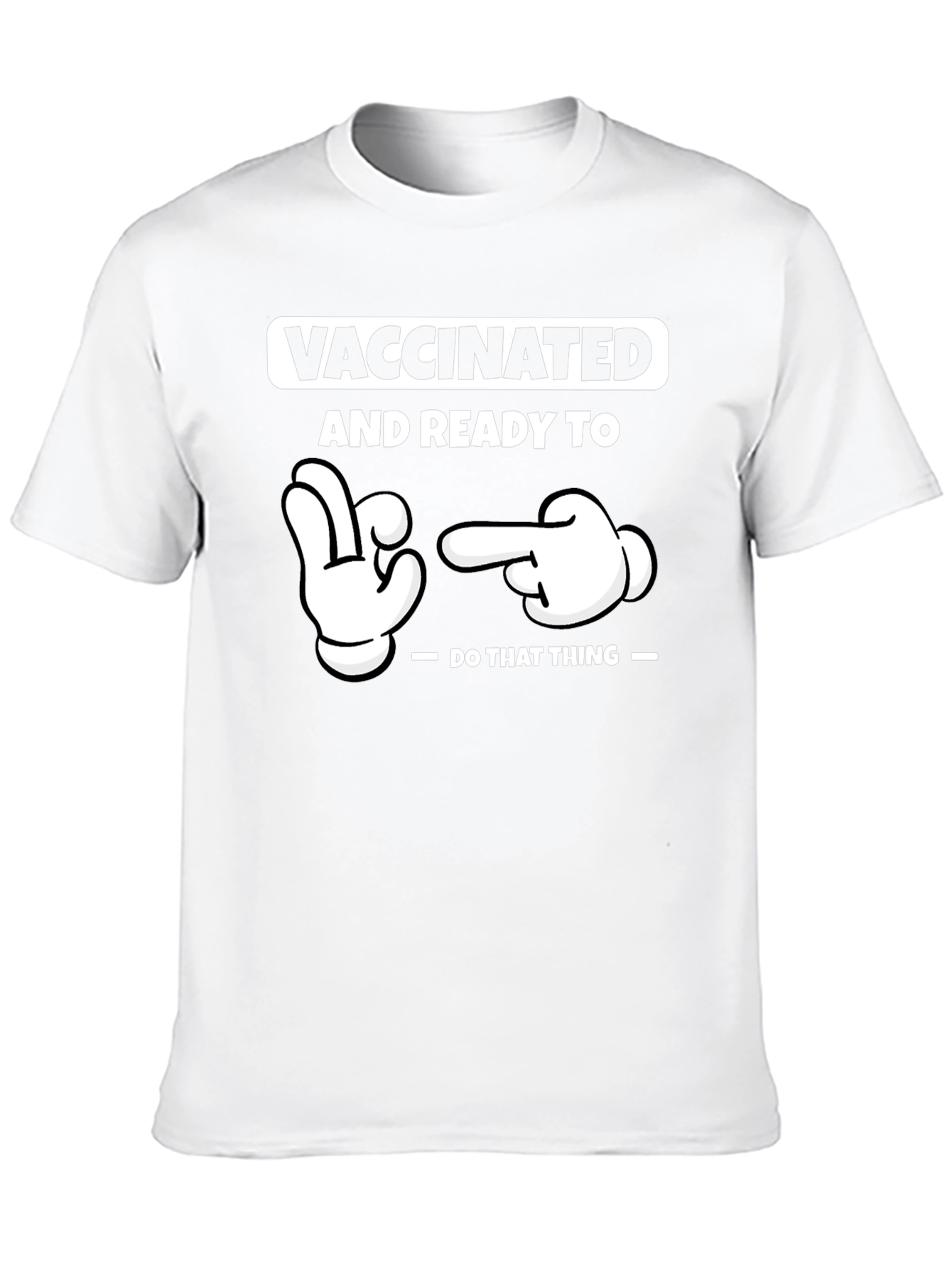Vaccinated & Ready T-Shirt Funny Novelty Health Tee