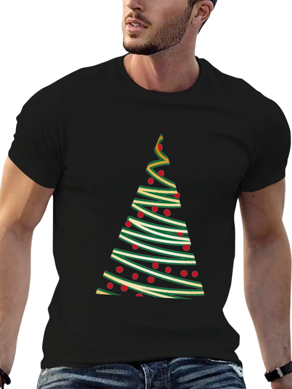 Festive Christmas Tree T-Shirt - Holiday Apparel