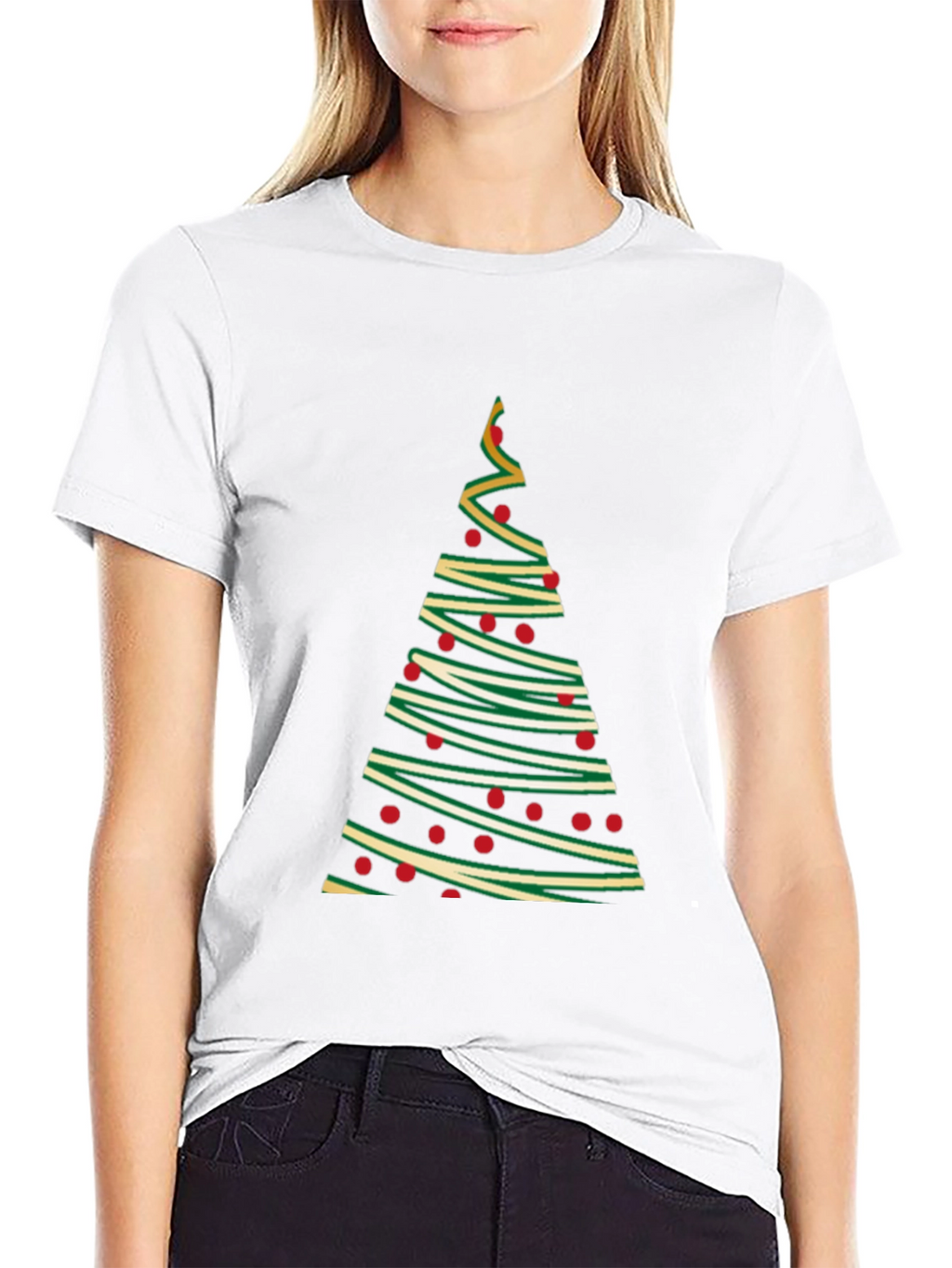 Festive Christmas Tree T-Shirt - Holiday Apparel