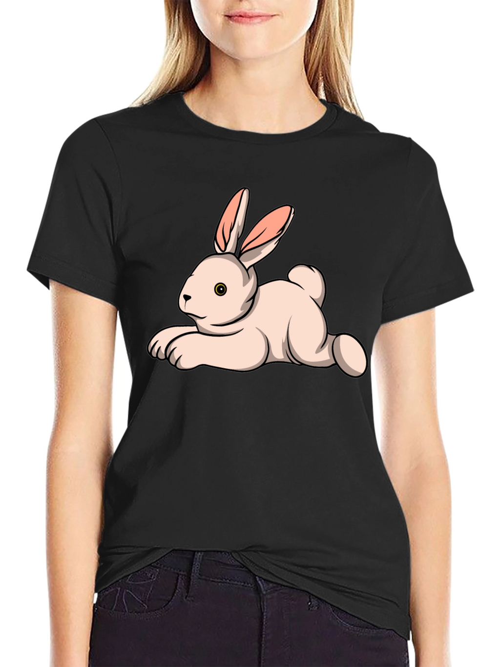 Bunny Graphic Tee - Soft Cotton T-Shirt