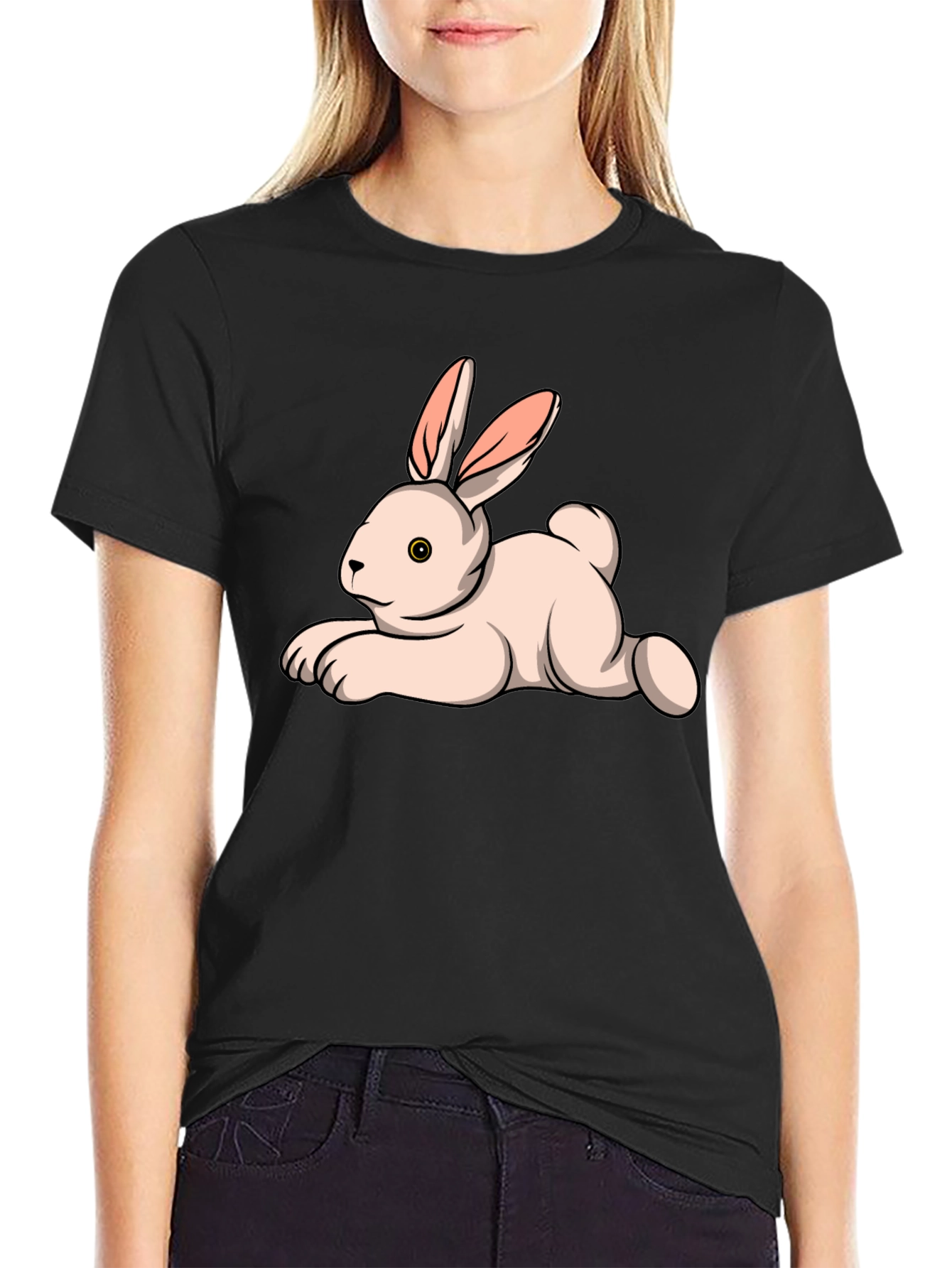 Bunny Graphic Tee - Soft Cotton T-Shirt