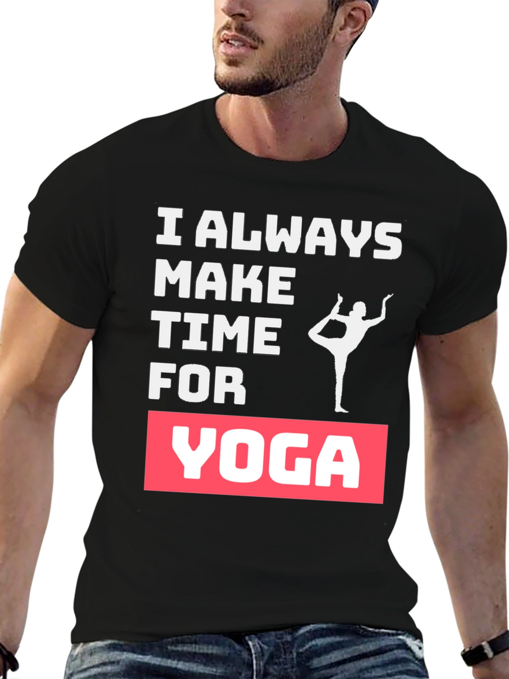 Yoga Lover Graphic Tee - Always Make Time