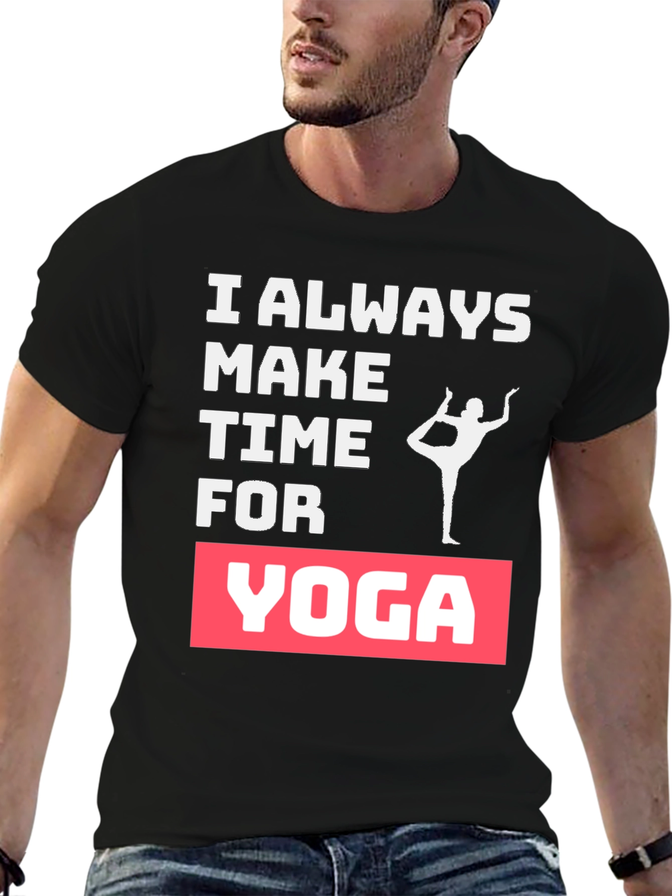 Yoga Lover Graphic Tee - Always Make Time