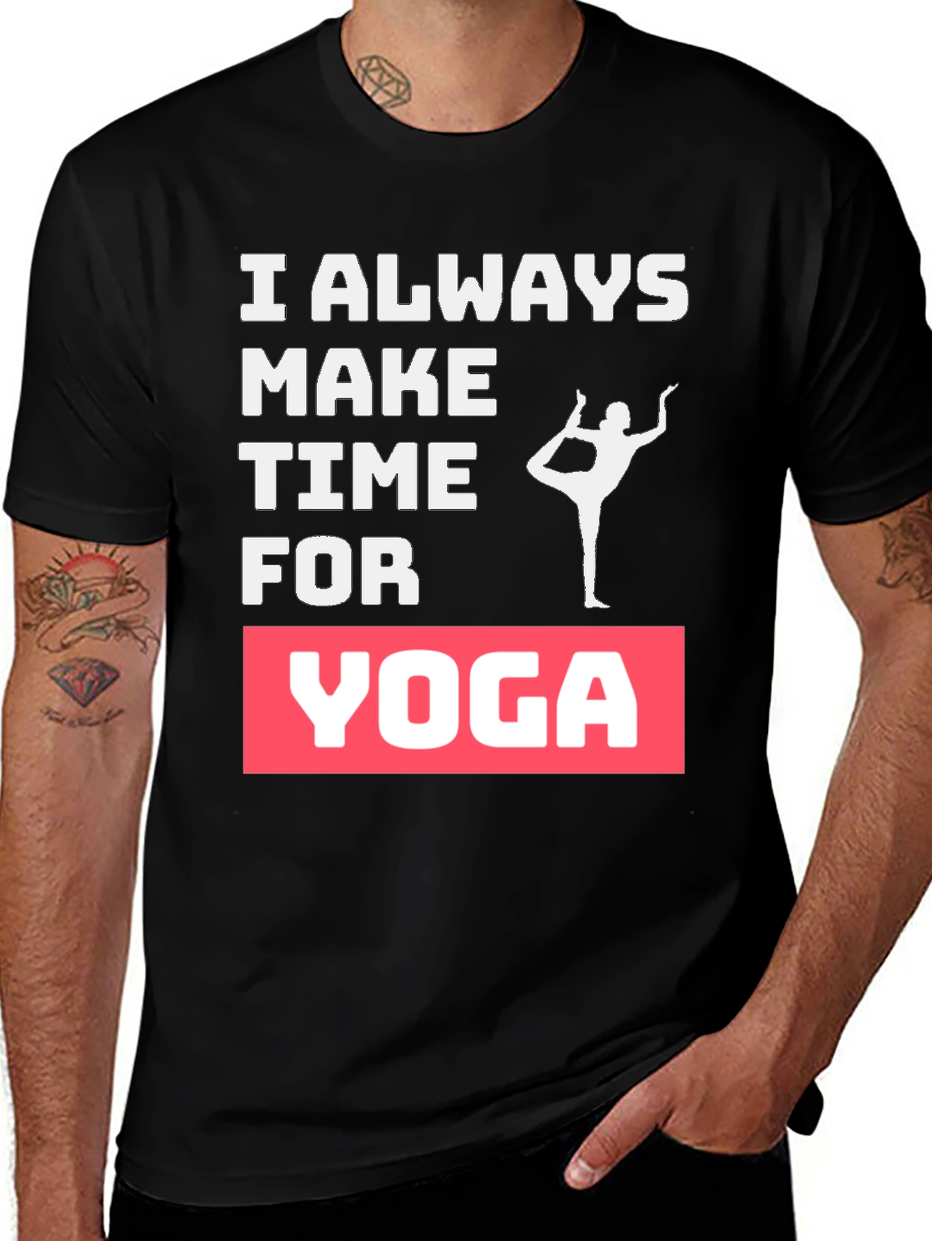 Yoga Lover Graphic Tee - Always Make Time