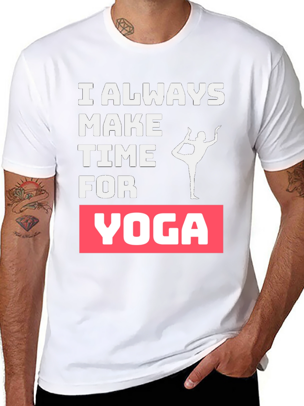 Yoga Lover Graphic Tee - Always Make Time