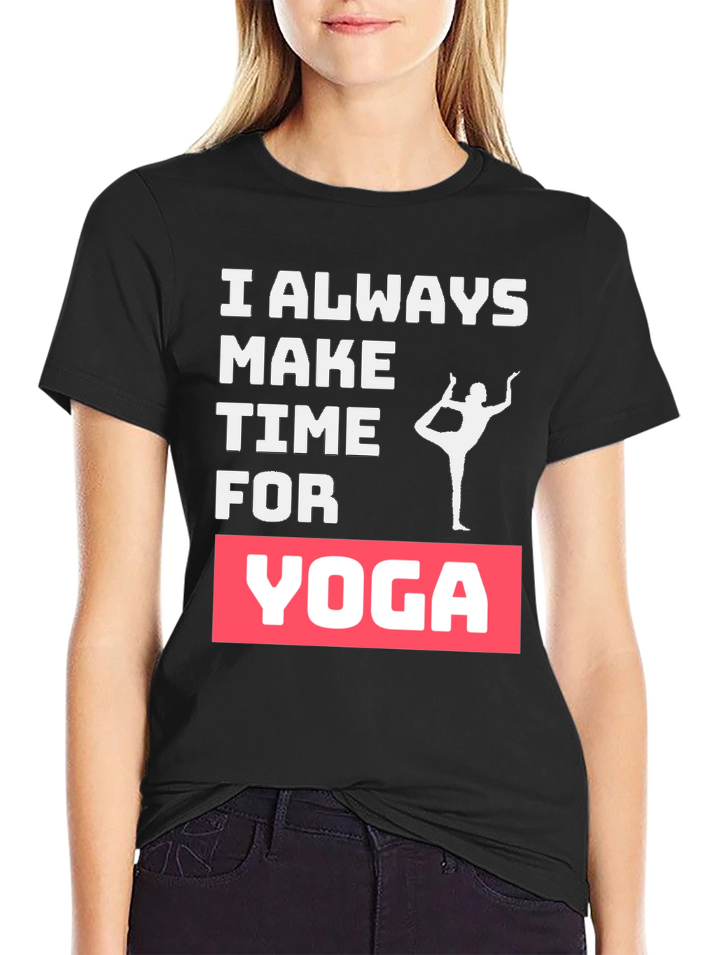 Yoga Lover Graphic Tee - Always Make Time